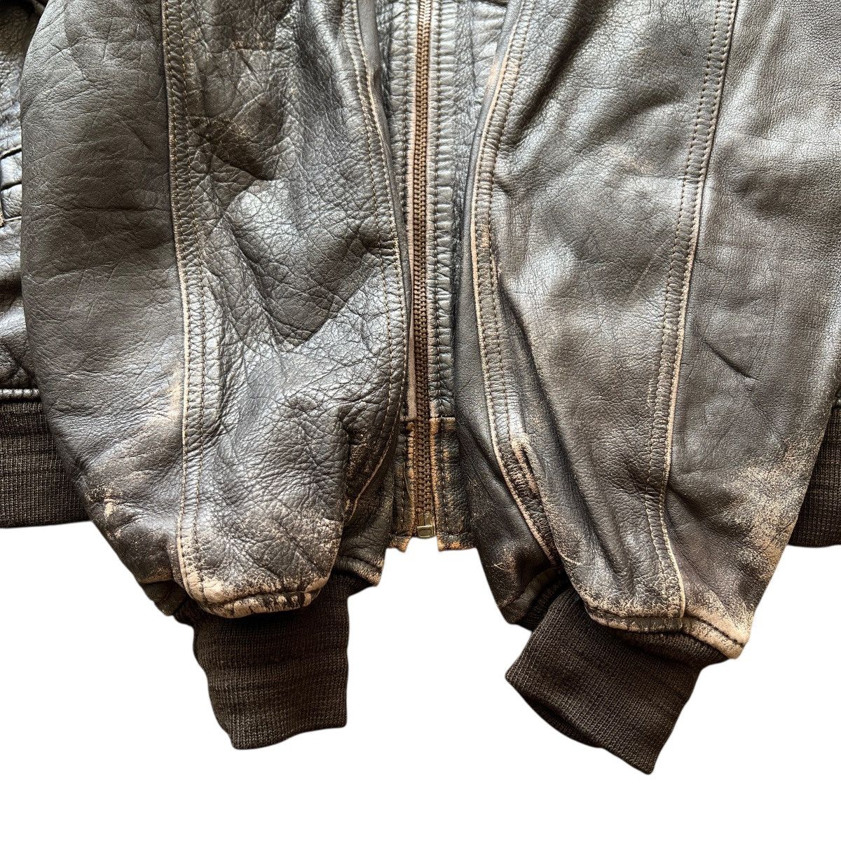 Avirex 1988 Vintage Avirex Champs Patina Leather Jacket Size US M / EU 48-50 / 2 - 15 Thumbnail