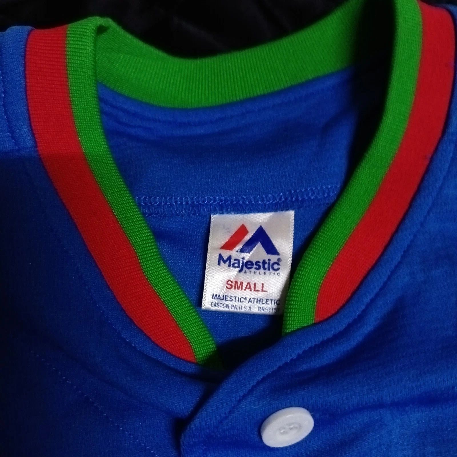 Majestic Seibu Lions Nien-Ting Wu 呉念庭 Japanese Taiwan Baseball Jersey Size US S / EU 44-46 / 1 - 5 Thumbnail