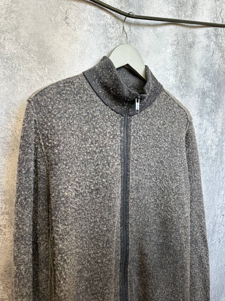 Designer Phil Petter Wool Full Double Zip Sweater Made in Austria Size US L / EU 52-54 / 3 - 4 Thumbnail