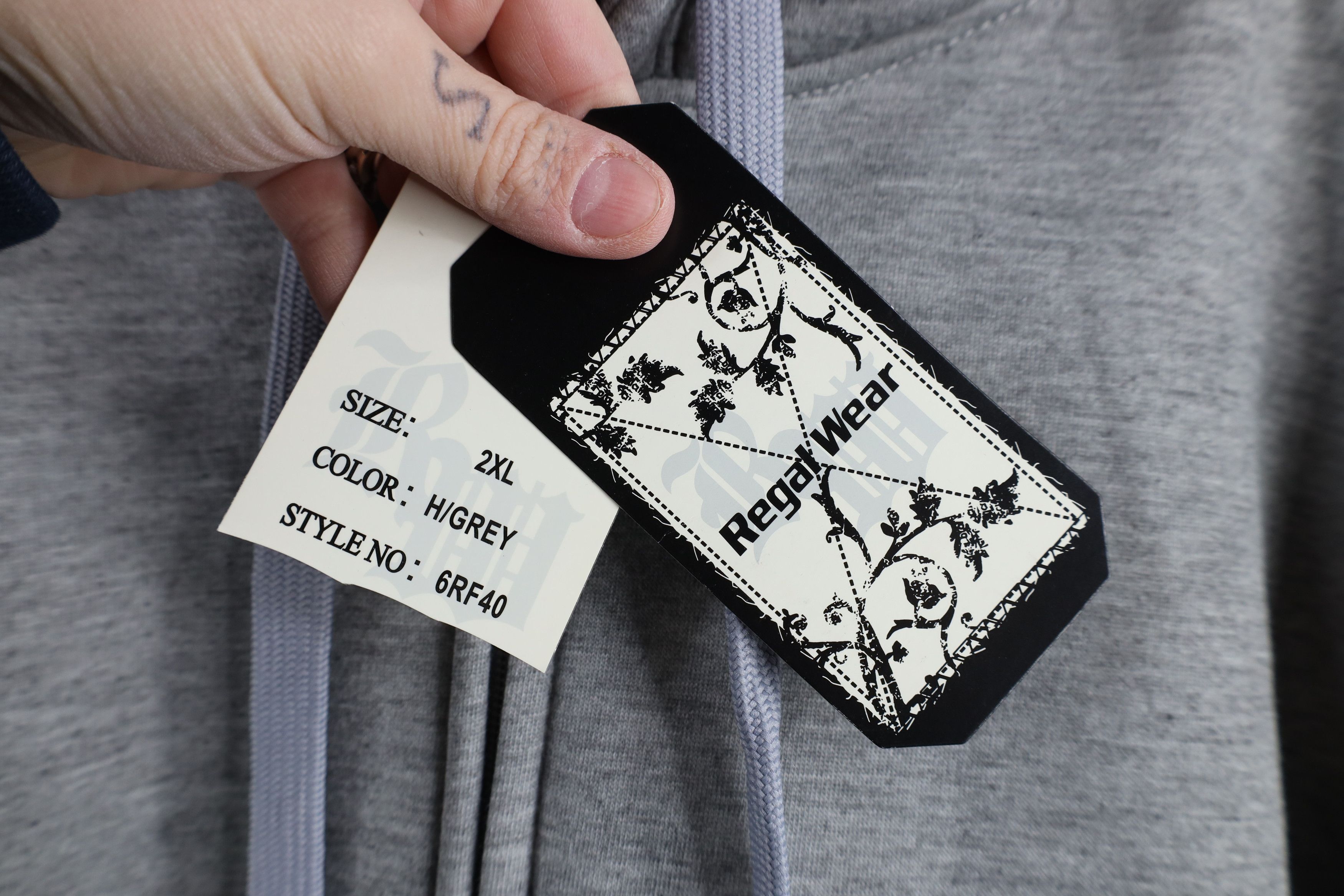 Vintage Deadstock Vintage Y2K Streetwear Full Zip Hoodie Sweatshirt Size US XXL / EU 58 / 5 - 8 Thumbnail