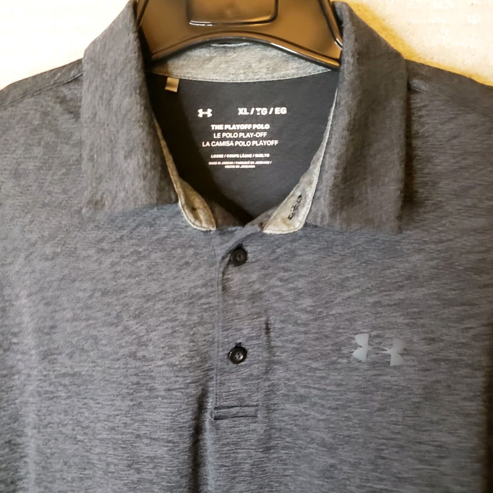 Under Armour Under Armour Polo Shirt Mens XL Playoff Polo Gray Short Sleeve Golf Performance Heathered / USA Preppy Casual Workwear Gift White tag NWT Size US XL / EU 56 / 4 - 3 Thumbnail