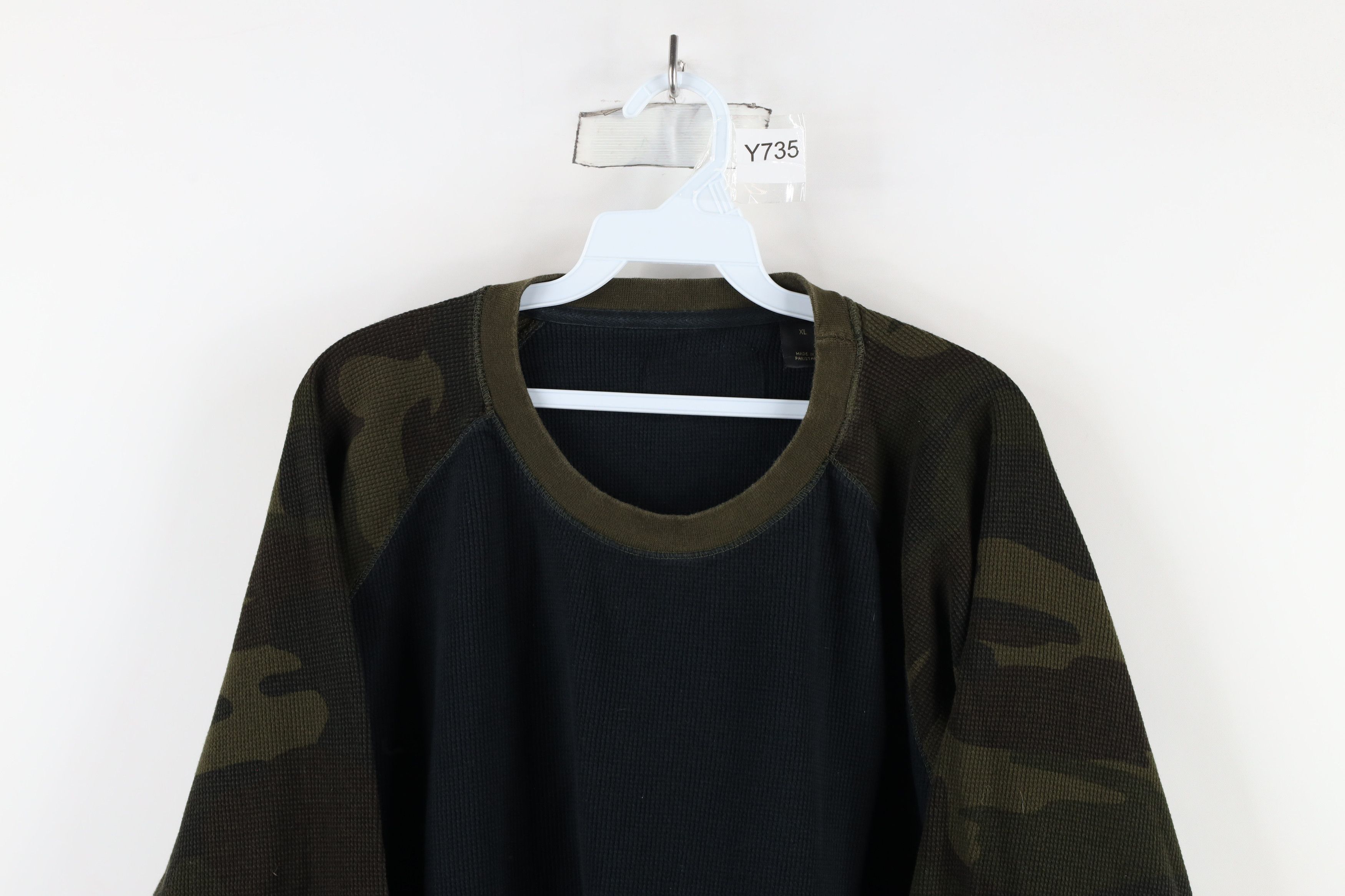 Vintage Vintage 90s Streetwear Waffle Knit Long Sleeve T-Shirt Size US XL / EU 56 / 4 - 2 Thumbnail