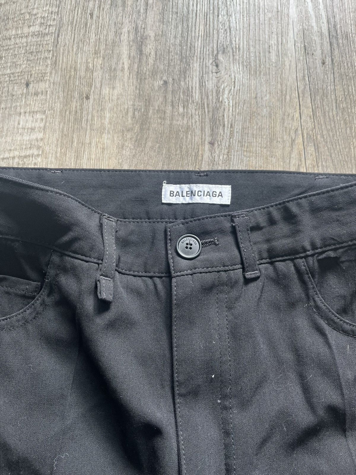 Balenciaga Sample Balenciaga wide suit Pants in Black Size US 26 / EU 42 - 3 Thumbnail