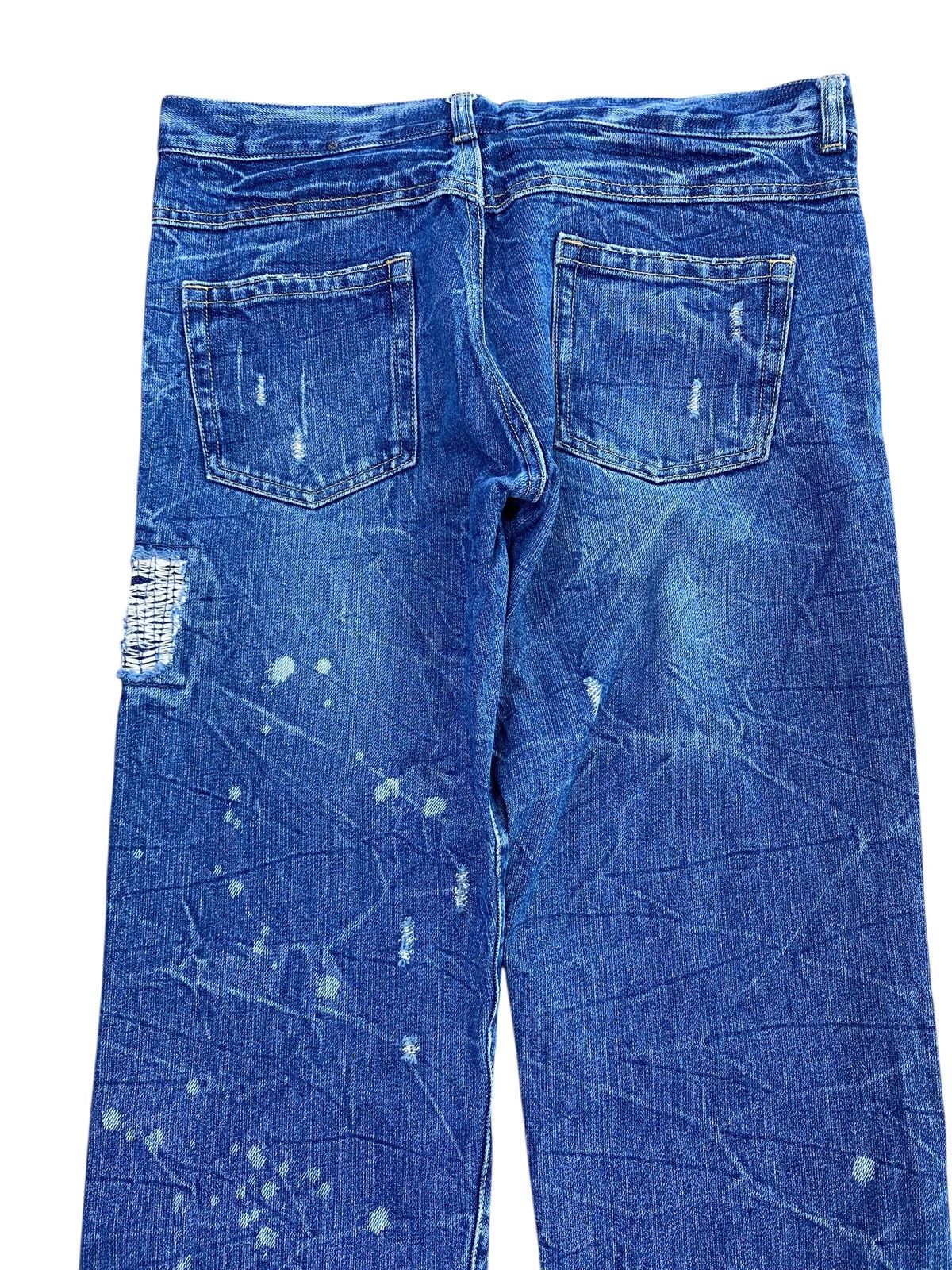 Japanese Brand Japanese Brand Splatter Paint Style Loose Jeans Size US 30 / EU 46 - 4 Thumbnail