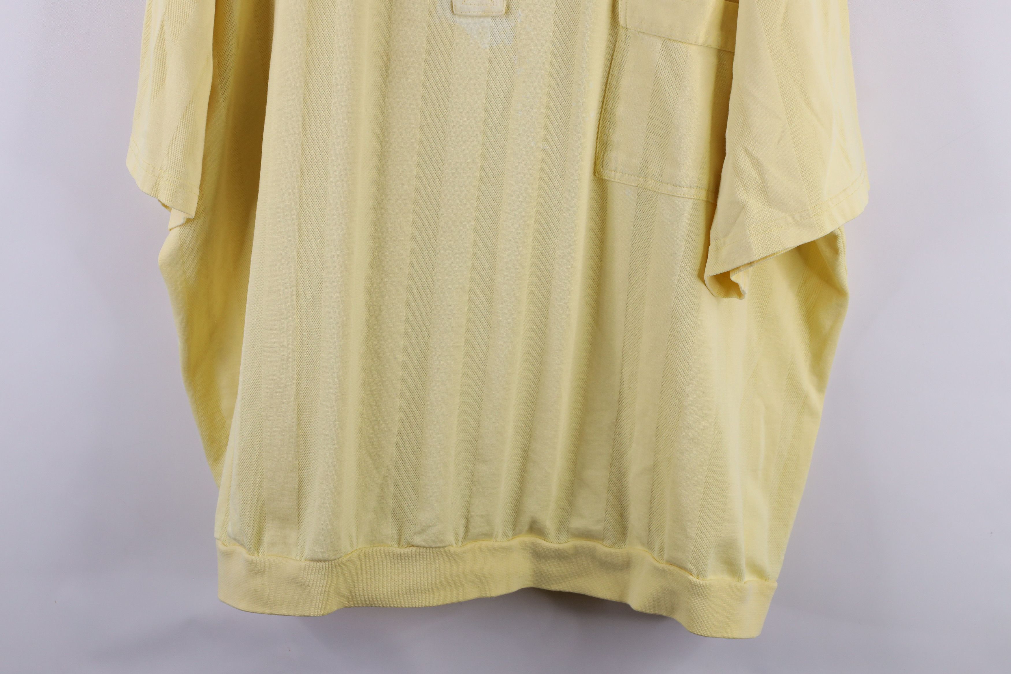 Vintage Vintage 90s Streetwear Mesh Striped Pullover Polo Shirt Size US XXL / EU 58 / 5 - 3 Thumbnail