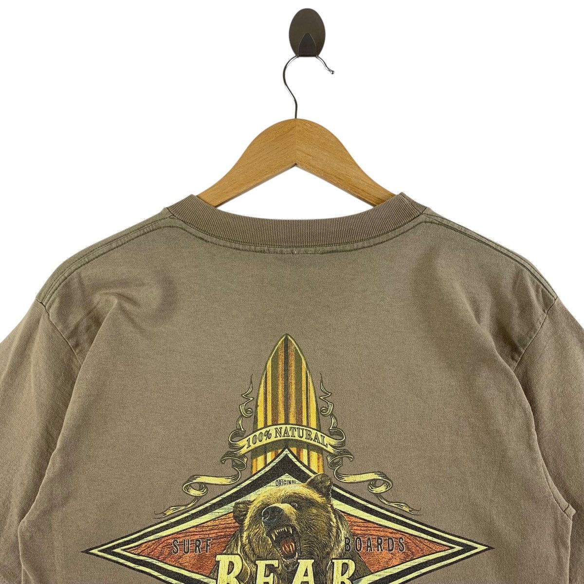 Vintage Vintage 90s BEAR SURF Back hit tee Size US S / EU 44-46 / 1 - 10 Thumbnail