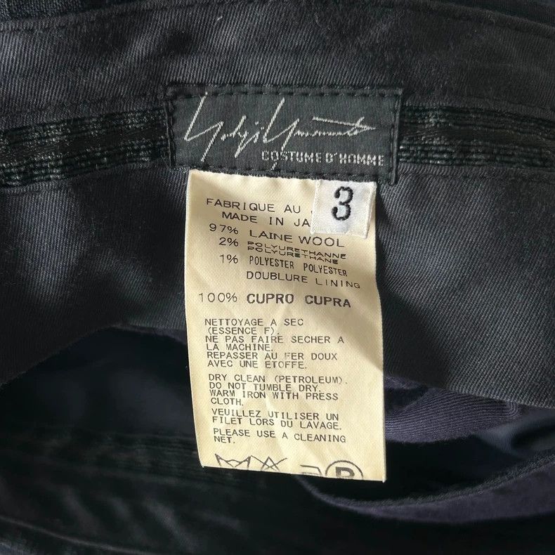 Yohji Yamamoto Yohji Yamamoto size 3 16 SS dark plaid trousers 2502-Nextar Size US 30 / EU 46 - 4 Thumbnail