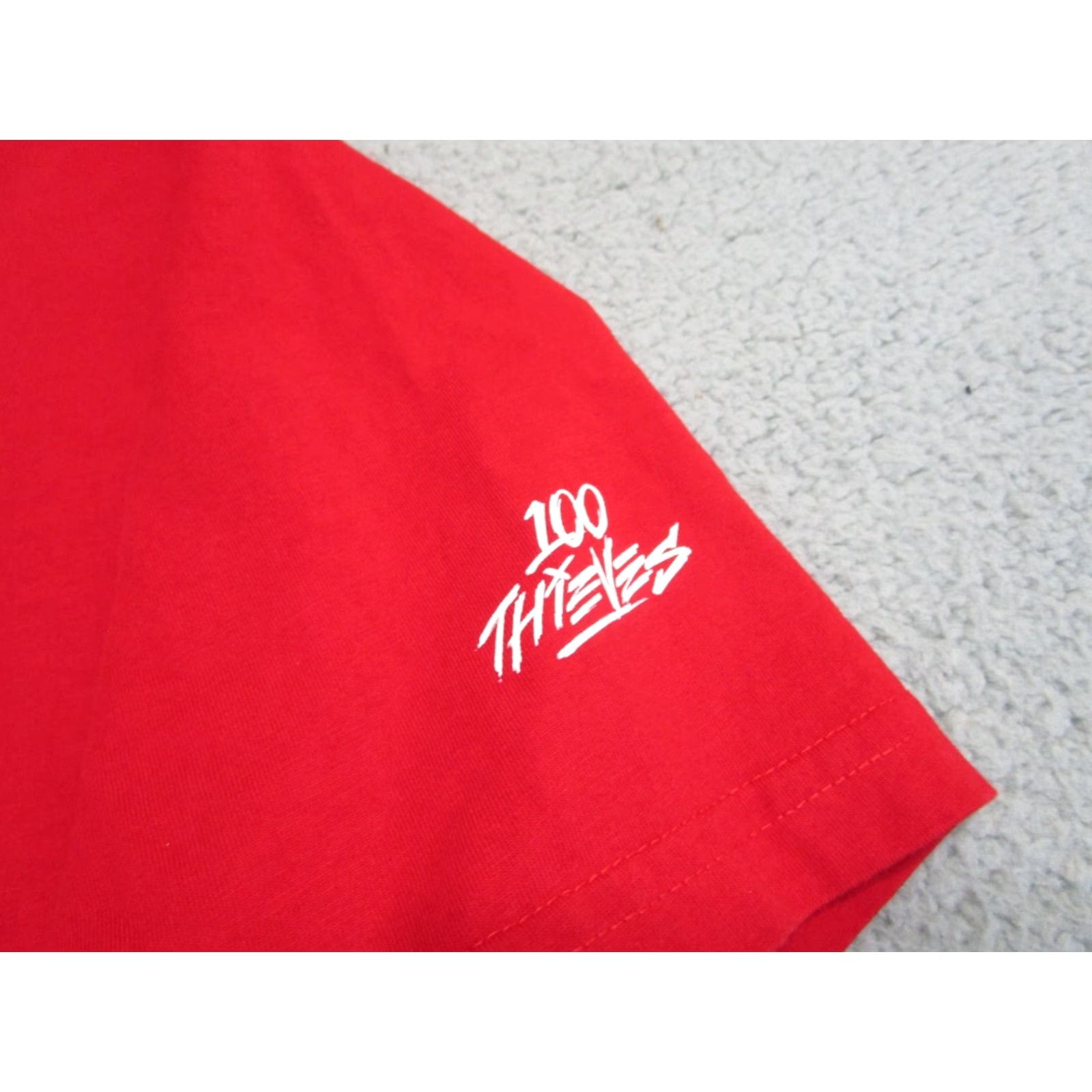 100 Thieves VINTAGE 100 Thieves Shirt Men Large Red Gaming Tee Adult Crew Neck Short Sleeve Graphic Print T-Shirt Size US L / EU 52-54 / 3 - 3 Thumbnail