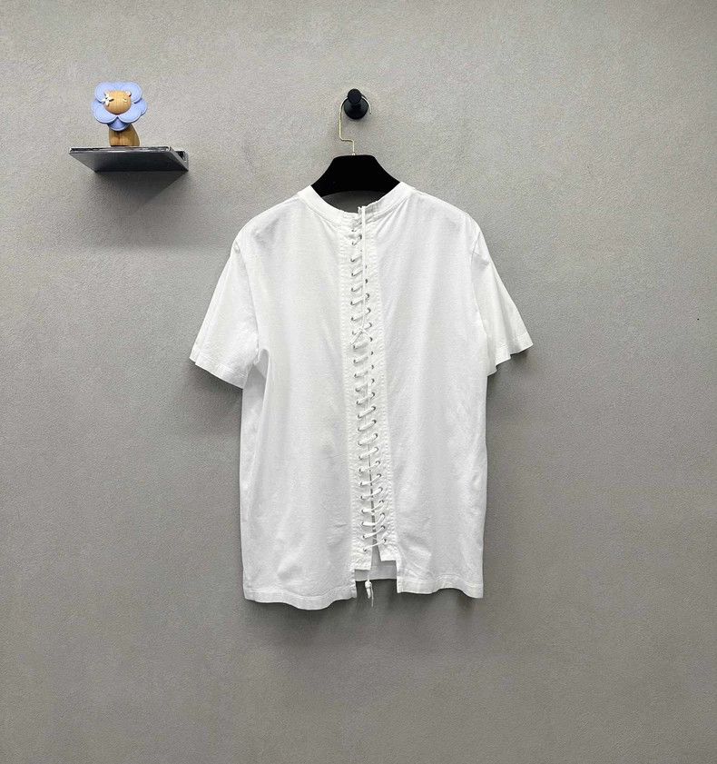 Prada Prada Solid color tie plain knit T-shirt 2502-Nextarrow Size US S / EU 44-46 / 1 - 2 Thumbnail