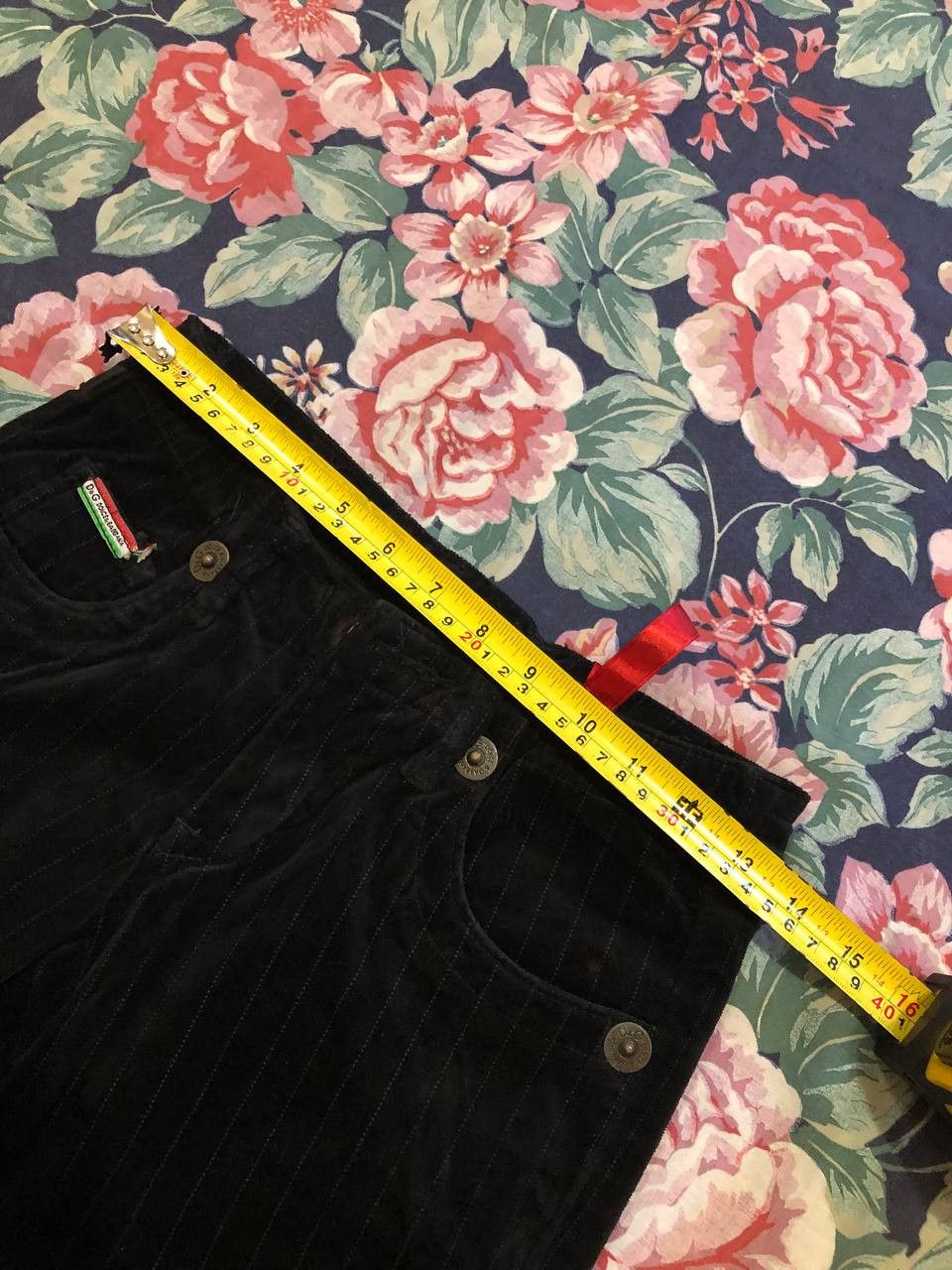 Dolce & Gabbana Black Pants luxury Dolce&Gabbana Y2K logo Vintage Size 27" / US 4 / IT 40 - 12 Thumbnail