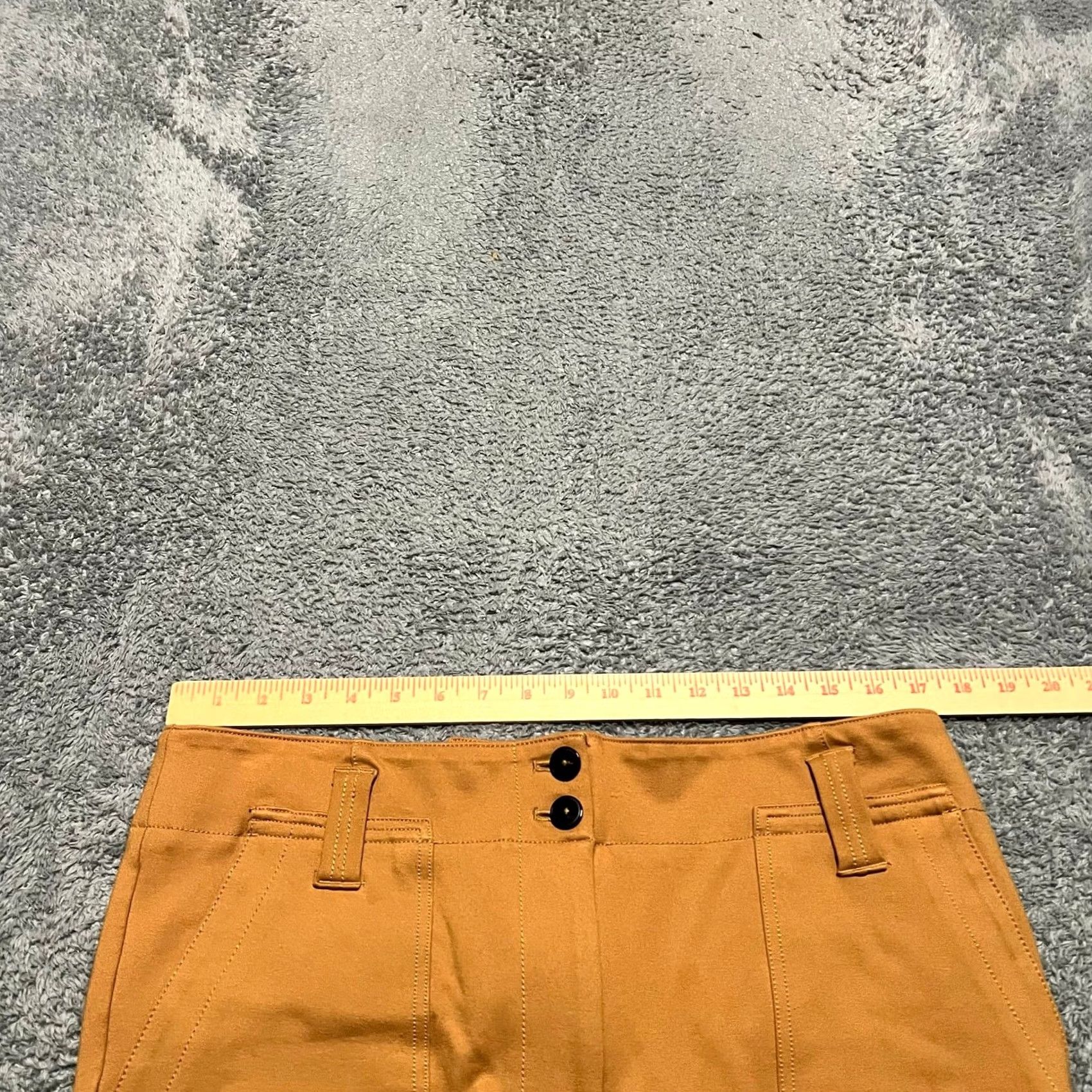 Vintage Maeve Anthropologie Pants Womens 14 Naomi Wide-Leg Flare Brown 34x28.5 The Size 36" / US 14 / IT 50 - 7 Thumbnail