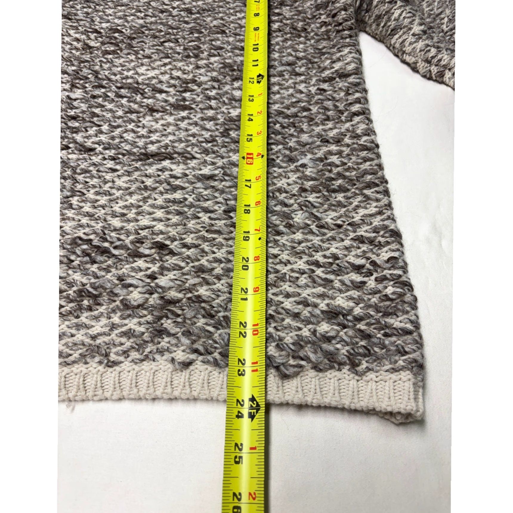 Roberto Collina Roberto Collina Merino Wool Alpaca Mock Neck Knit Sweater Grey Cream Made Italy Mal? Size M / US 6-8 / IT 42-44 - 6 Thumbnail