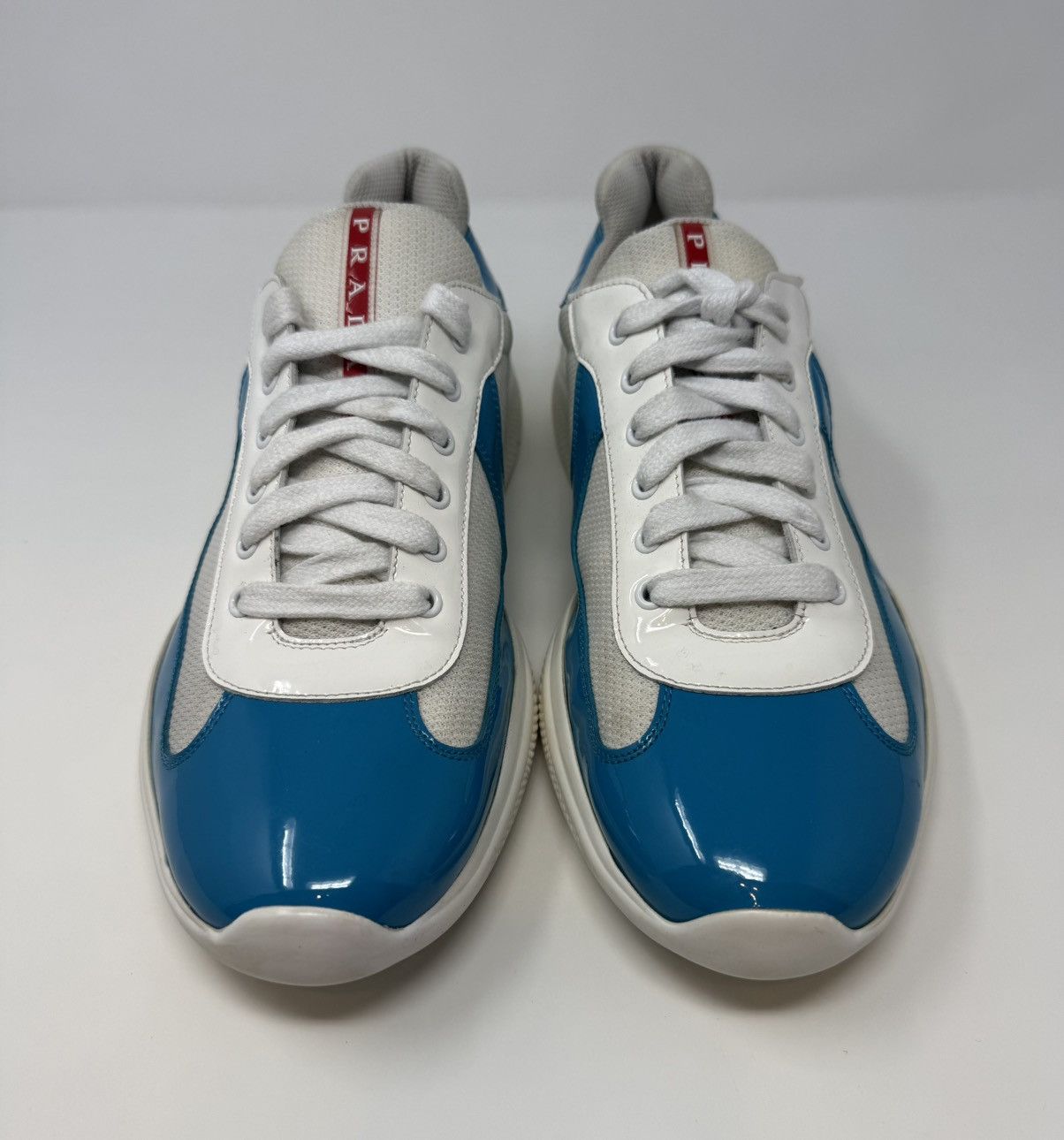 Prada Prada Americas Cup Sneaker Light Blue Size US 11.5 / EU 44-45 - 2 Thumbnail