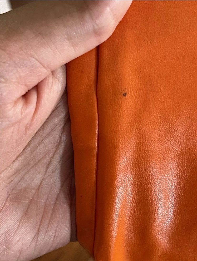 Aleksandre Akhalkatsishvili aleksandre akhalkatsishvili Leather Pants Orange Size XS Size 25" / US 0 / IT 36 - 3 Thumbnail