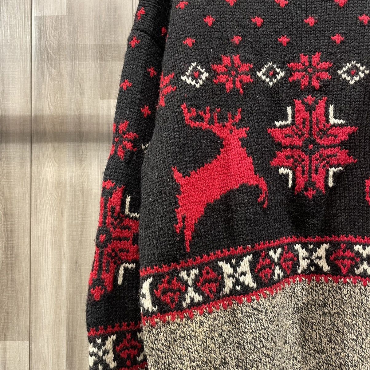 Ralph Lauren Vintage Polo Ralph Lauren Hand Knit Wool Reindeer Sweater Size US XL / EU 56 / 4 - 6 Thumbnail