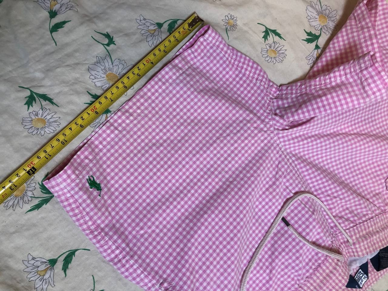 Polo Ralph Lauren Polo Ralph Lauren Swimwear Short Pink White Vintage Size US 32 / EU 48 - 8 Thumbnail