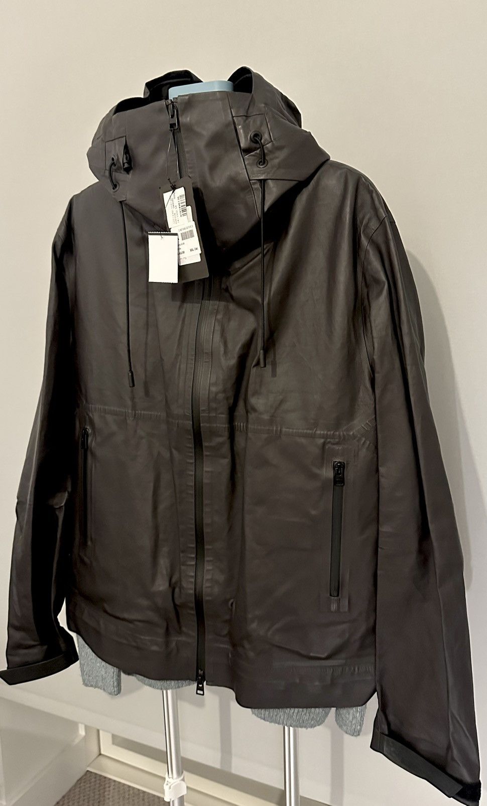 Bottega Veneta Bottega Veneta 100% Leather Parka Size US L / EU 52-54 / 3 - 1 Thumbnail