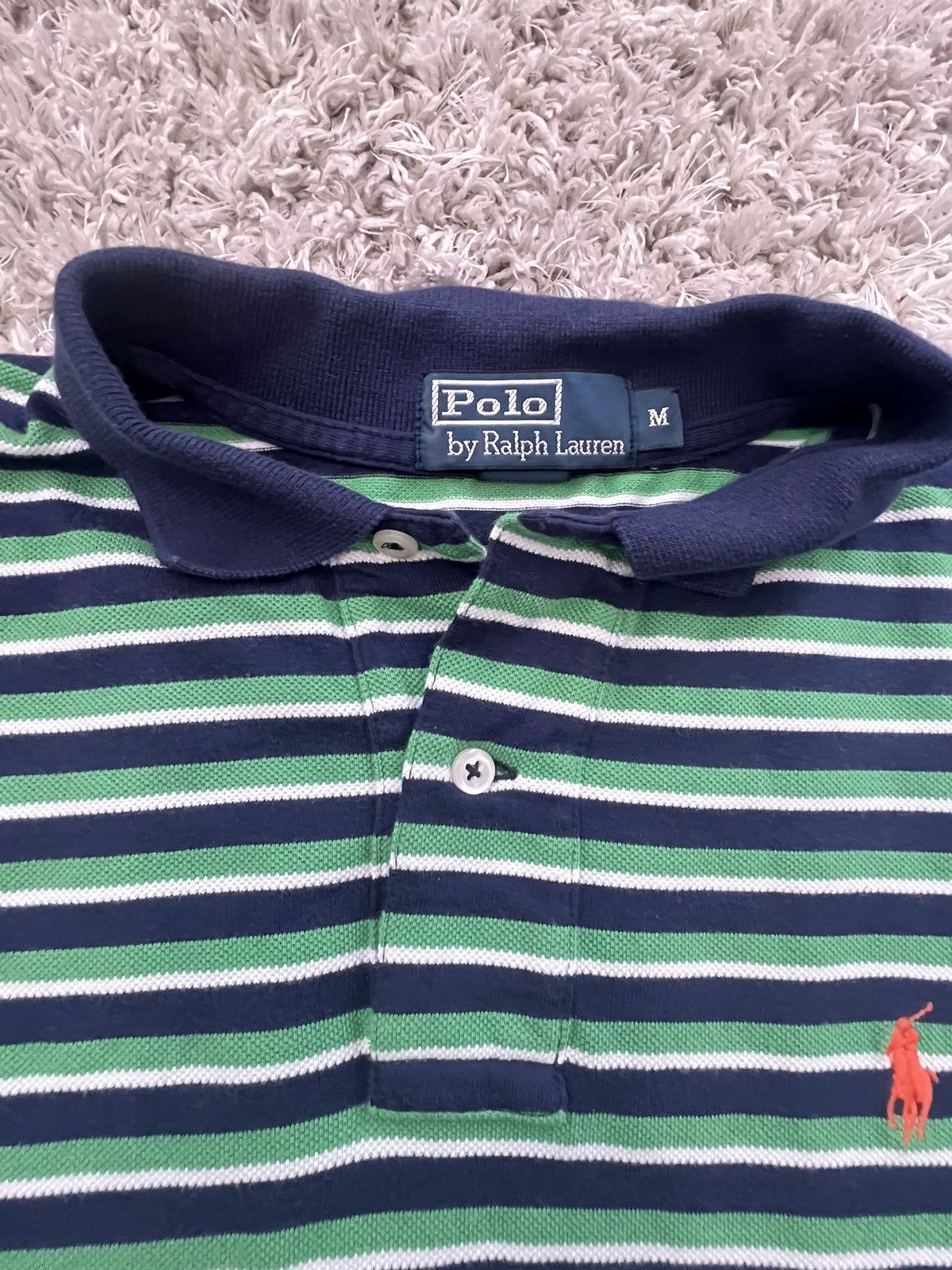 Polo Ralph Lauren Green and blue polo ralph lauren shirt Size US M / EU 48-50 / 2 - 4 Thumbnail
