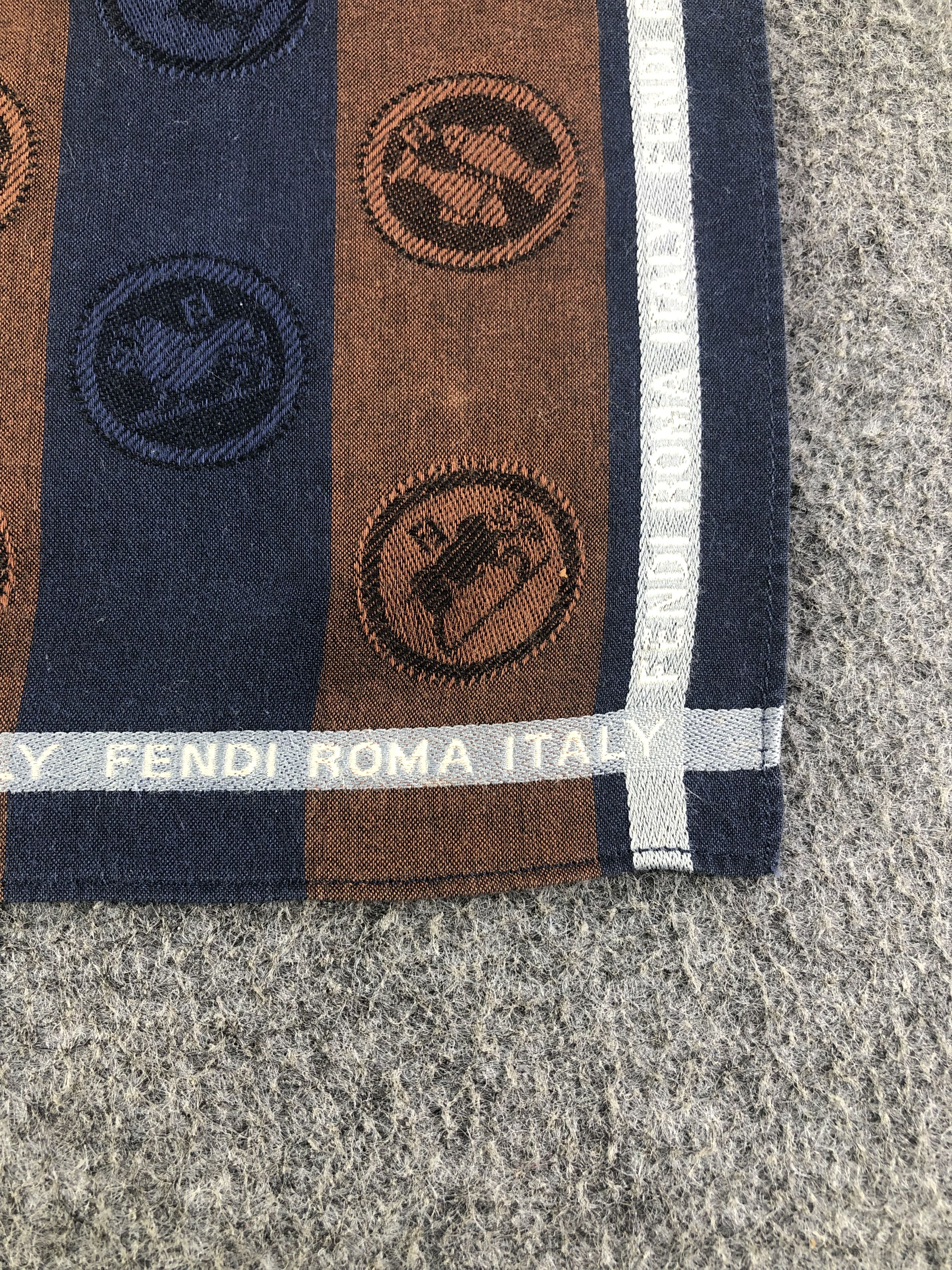 Vintage Fendi Handkerchief / Bandana / Neckerchief A1641 Size ONE SIZE - 5 Thumbnail