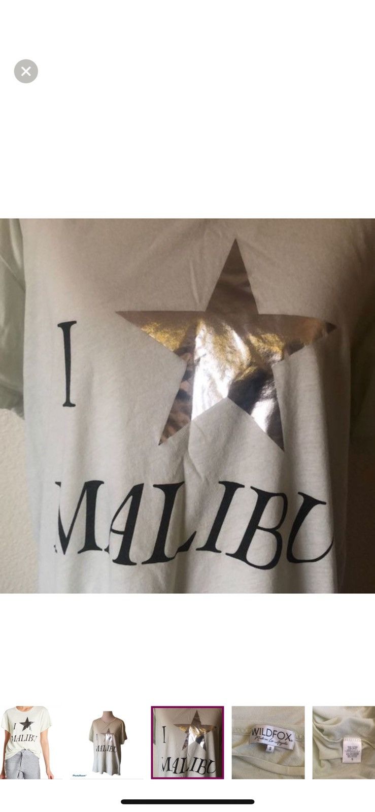Wildfox Wildfox small Malibu’s star short sleeved tee Size S / US 4 / IT 40 - 4 Thumbnail