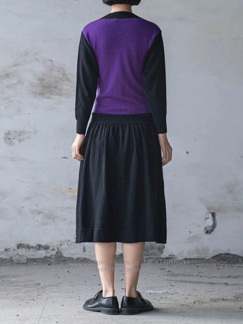 Kenzo 1980s KENZO V-Neck Knit Dress. Size US XS / EU 42 / 0 - 5 Thumbnail