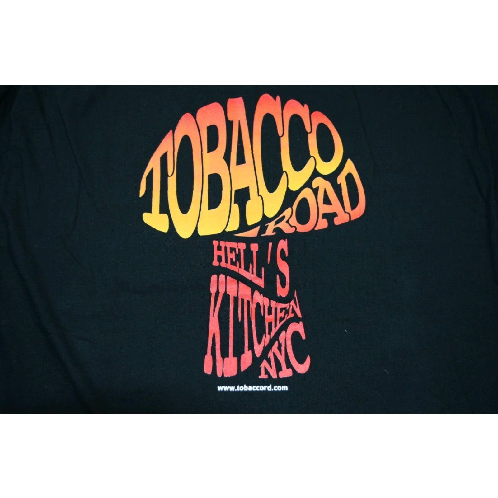 Fruit Of The Loom VINTAGE Tobacco Road Hell's Kitchen NYC Dive Bar T Shirt Unisex XL Black, Graphic Tee, 23" Pit 27.5" Hem, USA Size US XL / EU 56 / 4 - 7 Thumbnail