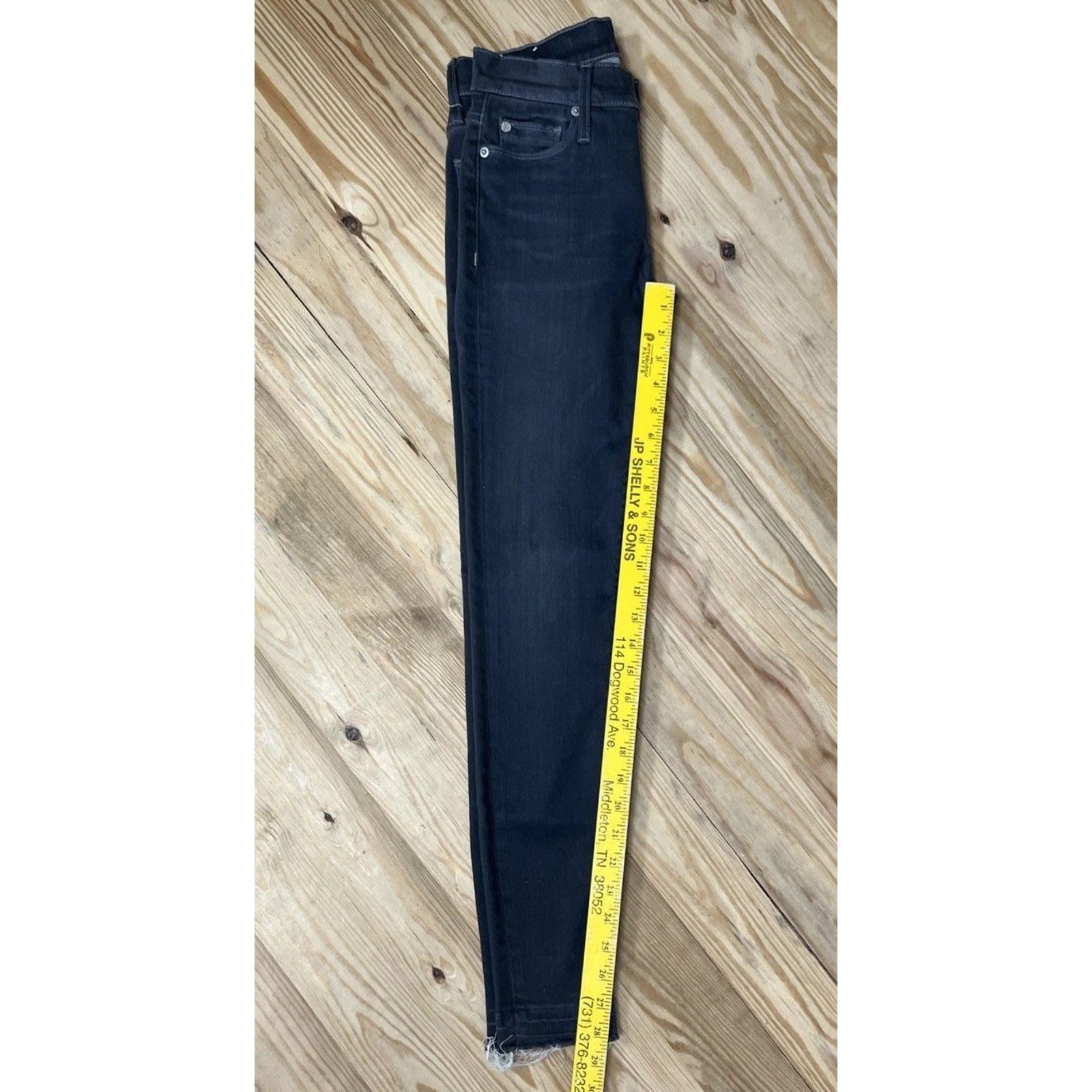 Hudson Hudson Size 25 Women Jeans Nico Mid Rise Super Skinny Gray Size 25" / US 0 / IT 36 - 7 Thumbnail