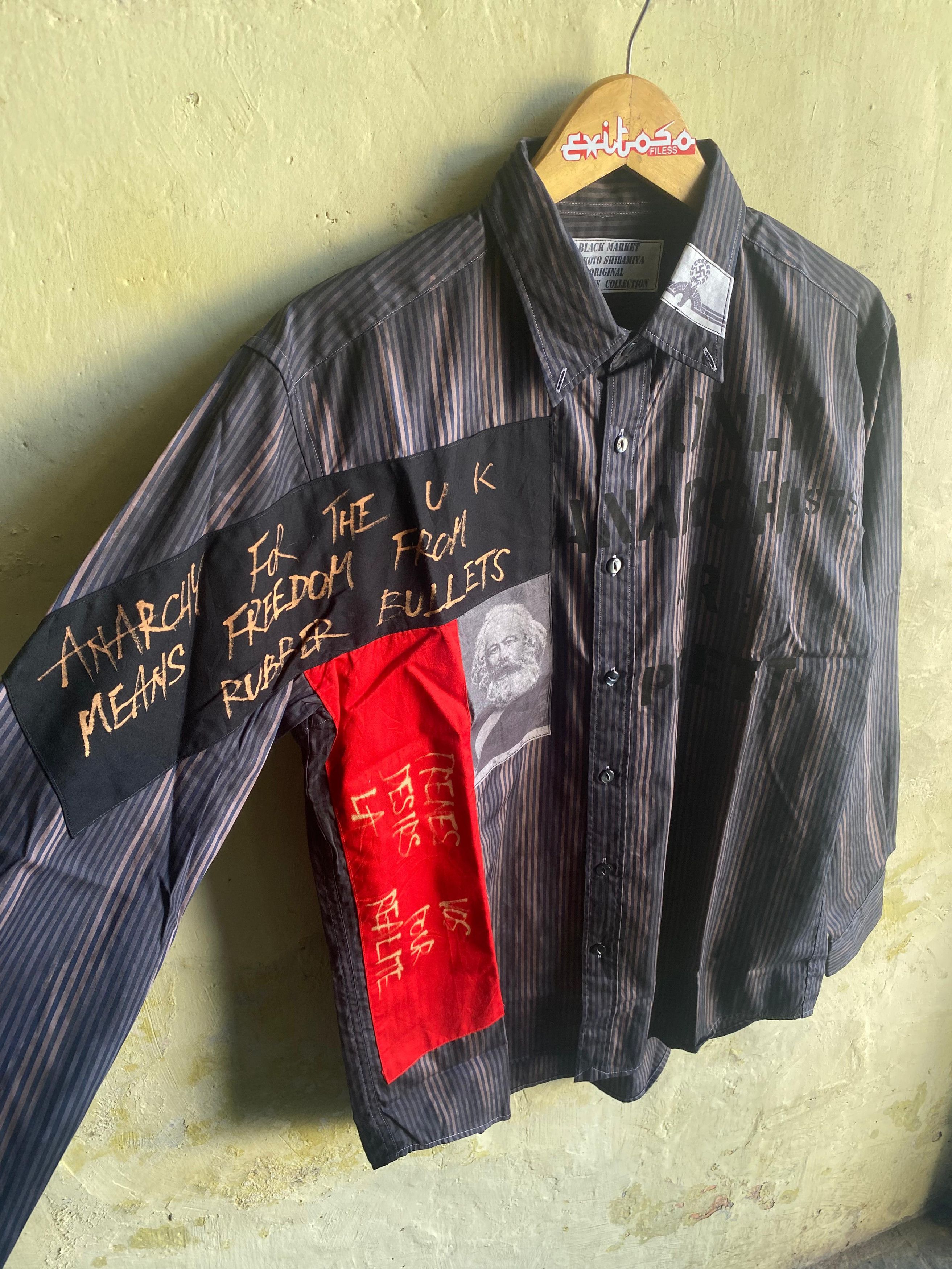 Japanese Brand Japanese Anarchy Button Shirt Size US L / EU 52-54 / 3 - 1 Thumbnail