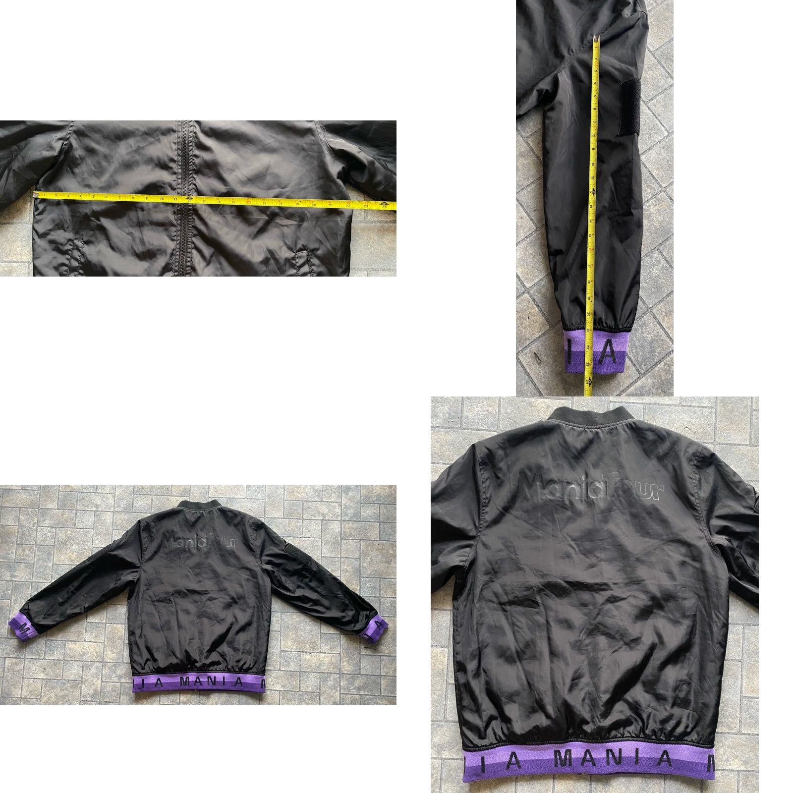 Vintage Fall Out Boy Mania Tour Jacket Men L Black Purple Zip Size US L / EU 52-54 / 3 - 8 Thumbnail