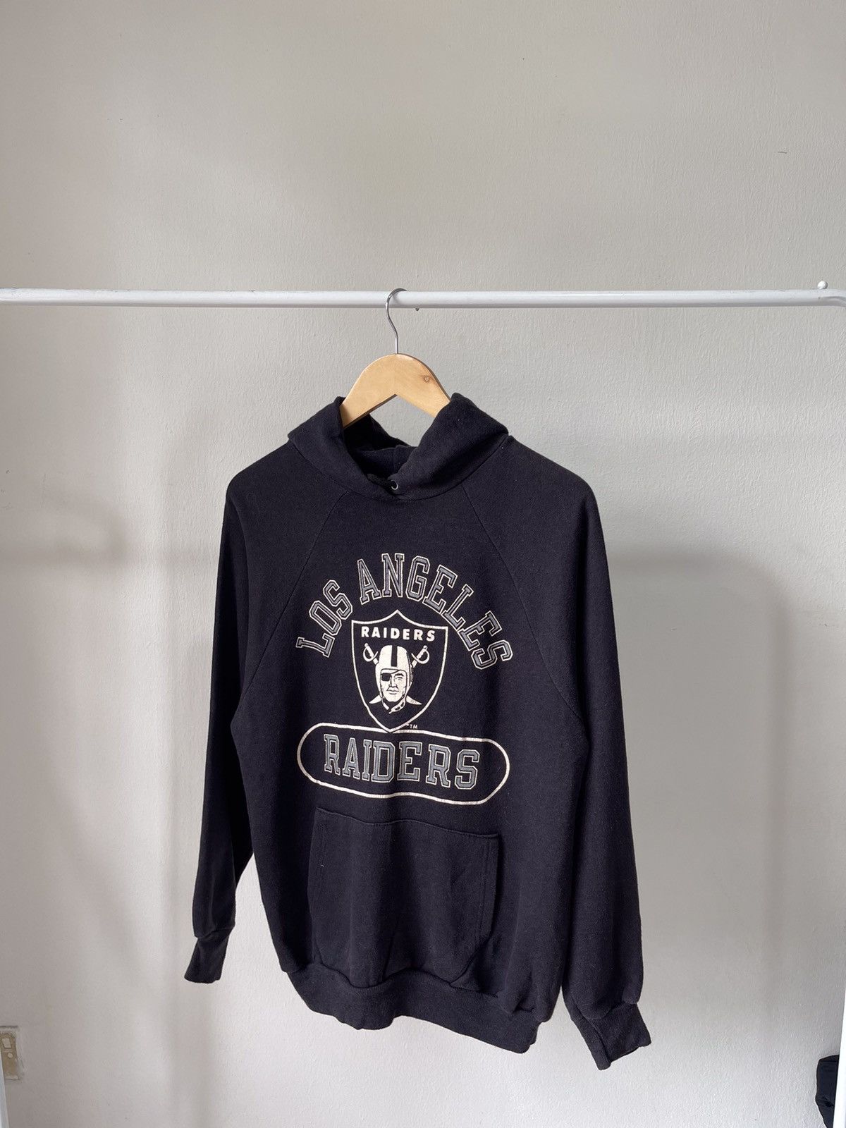 Champion × NFL × Vintage 1980s Champion Los Angeles Raiders Hoodie Size US M / EU 48-50 / 2 - 4 Thumbnail