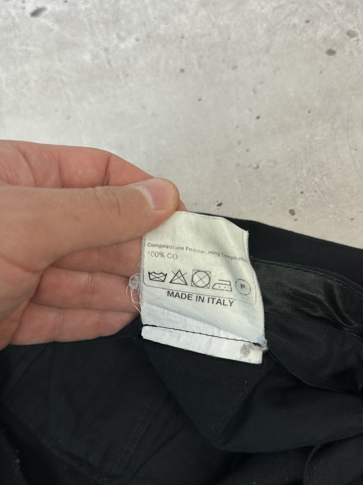 Tagliatore Tagliatore Black Wool Straight Men’s Dress Pants Size US 33 - 14 Thumbnail