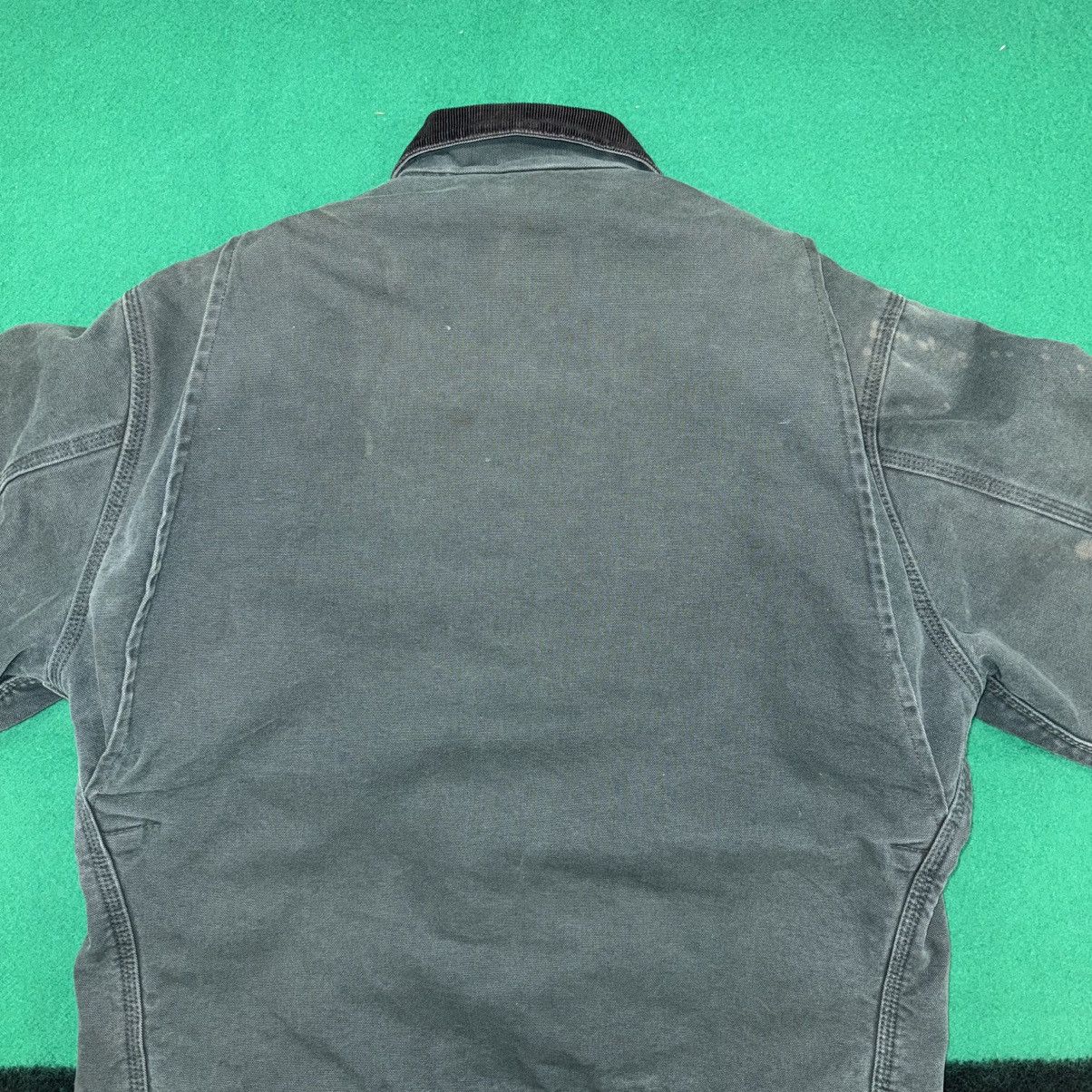 Carhartt RARE VTG 90s Hunter Green Carhartt Detroit Jacket J43 HTG Size US L / EU 52-54 / 3 - 11 Thumbnail