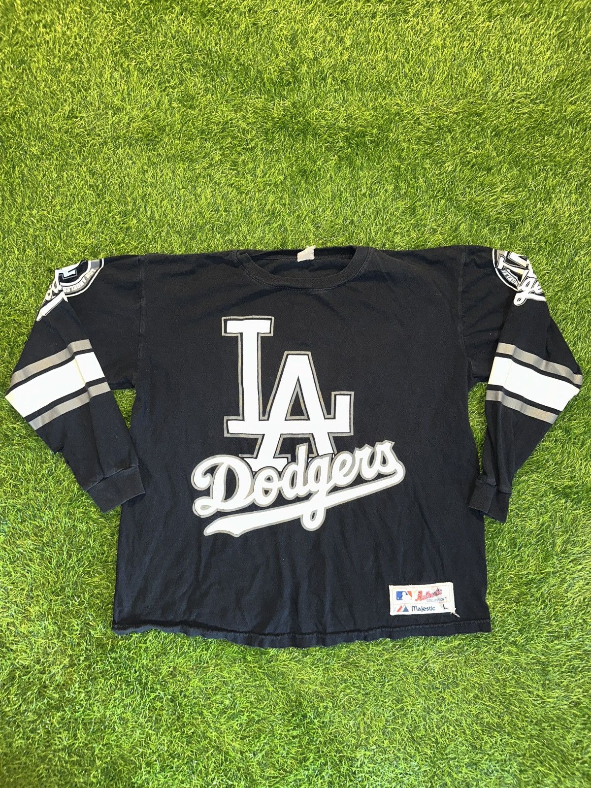 MLB Mlb la dodgers baseball longsleeve shirt size Large Size US L / EU 52-54 / 3 - 1 Thumbnail