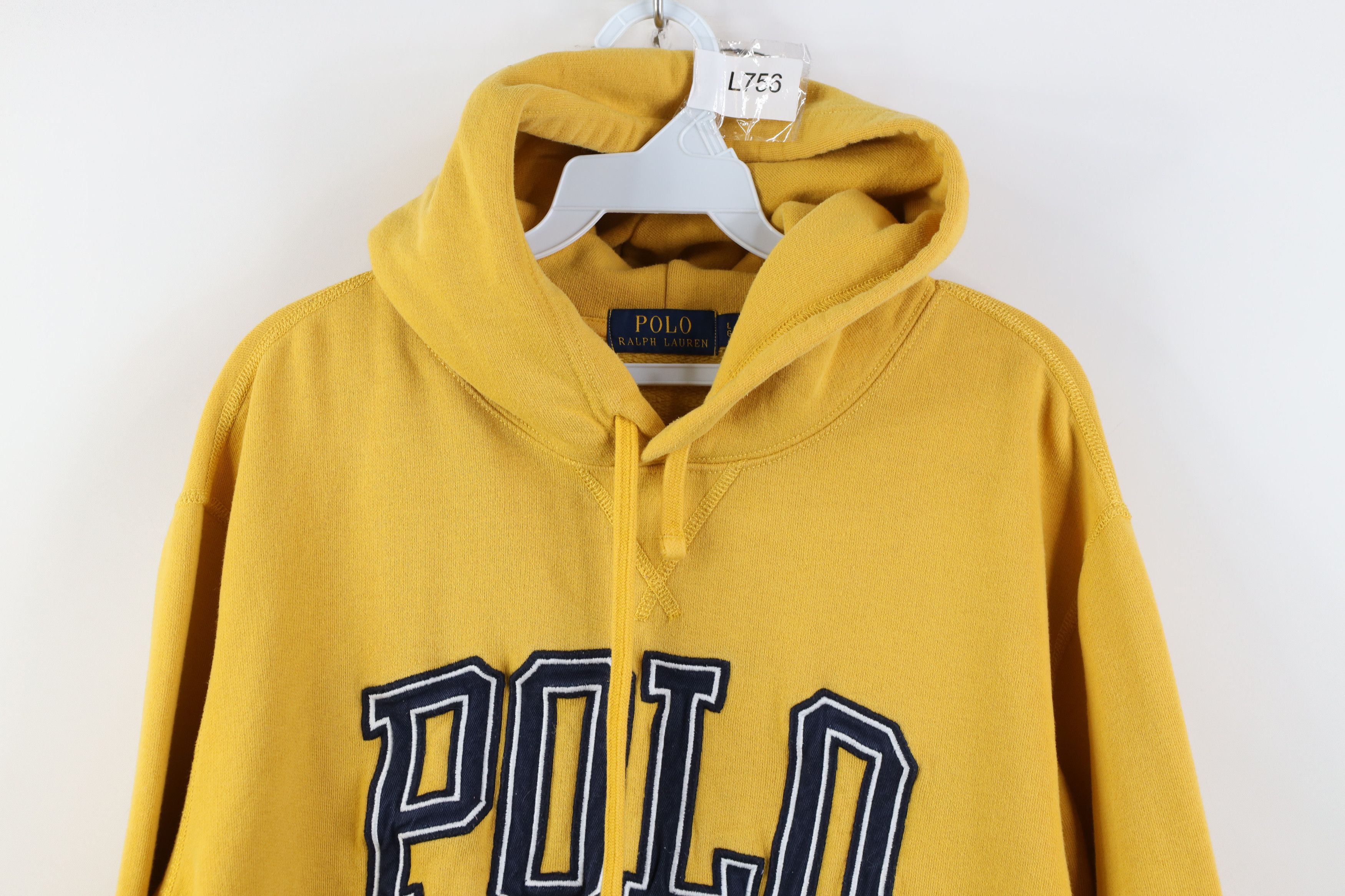 Polo Ralph Lauren Vintage Y2K Ralph Lauren Block Letter Hoodie Sweatshirt Size US L / EU 52-54 / 3 - 2 Thumbnail