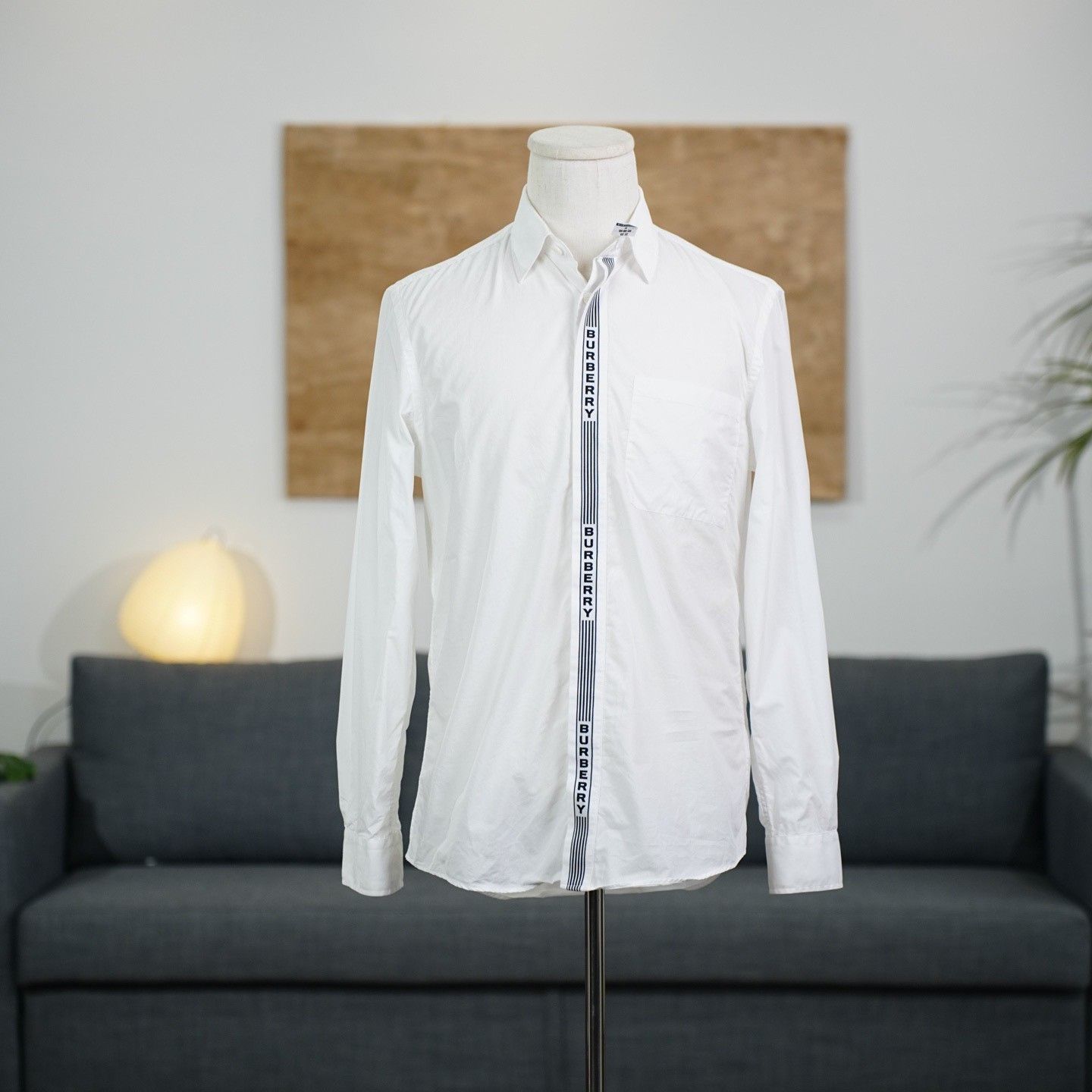 Burberry Burberry Retro Striped White Shirt s Men Size US S / EU 44-46 / 1 - 1 Thumbnail