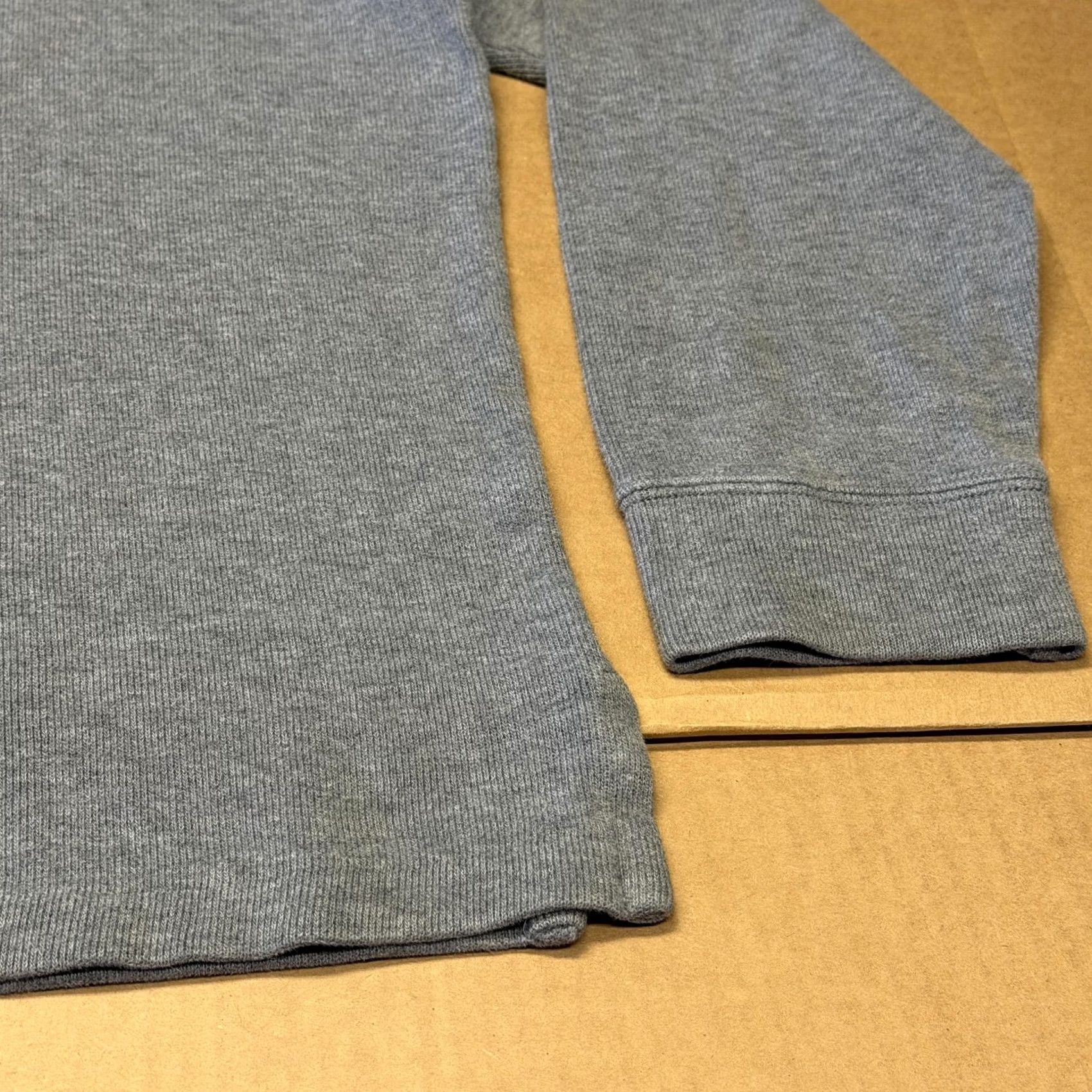Polo Ralph Lauren Polo by Ralph Lauren Mens XL Gray 1/4 Zip Mock Neck Cotton Pullover Knit Sweater Size US XL / EU 56 / 4 - 6 Thumbnail