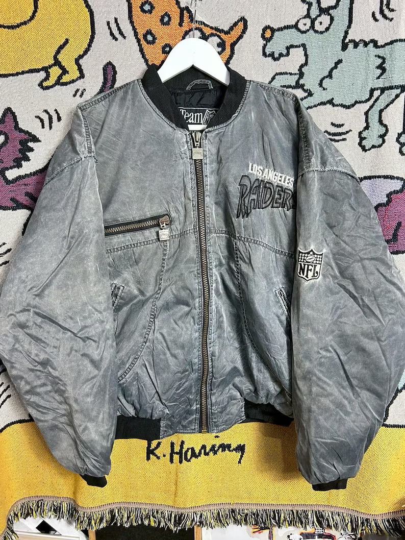 Sports Specialties Vintage 90s Los Angeles Raiders Jacket size XL Size US XL / EU 56 / 4 - 2 Thumbnail