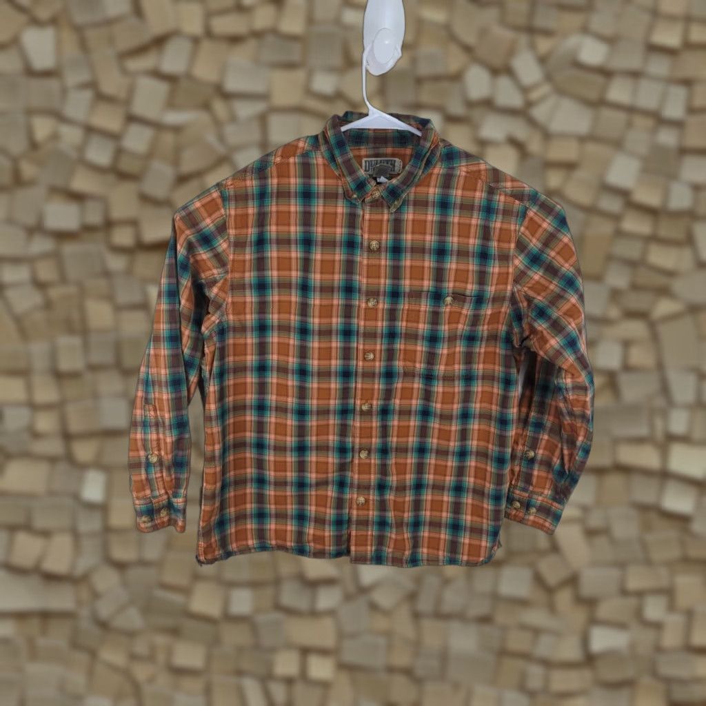 Duluth Trading Company Duluth Trading Button Front Shirt Button-Down Collar L Multicolor Plaid Cotton Relaxed Fit Men Regular XS? Not allowed. Size US L / EU 52-54 / 3 - 1 Thumbnail