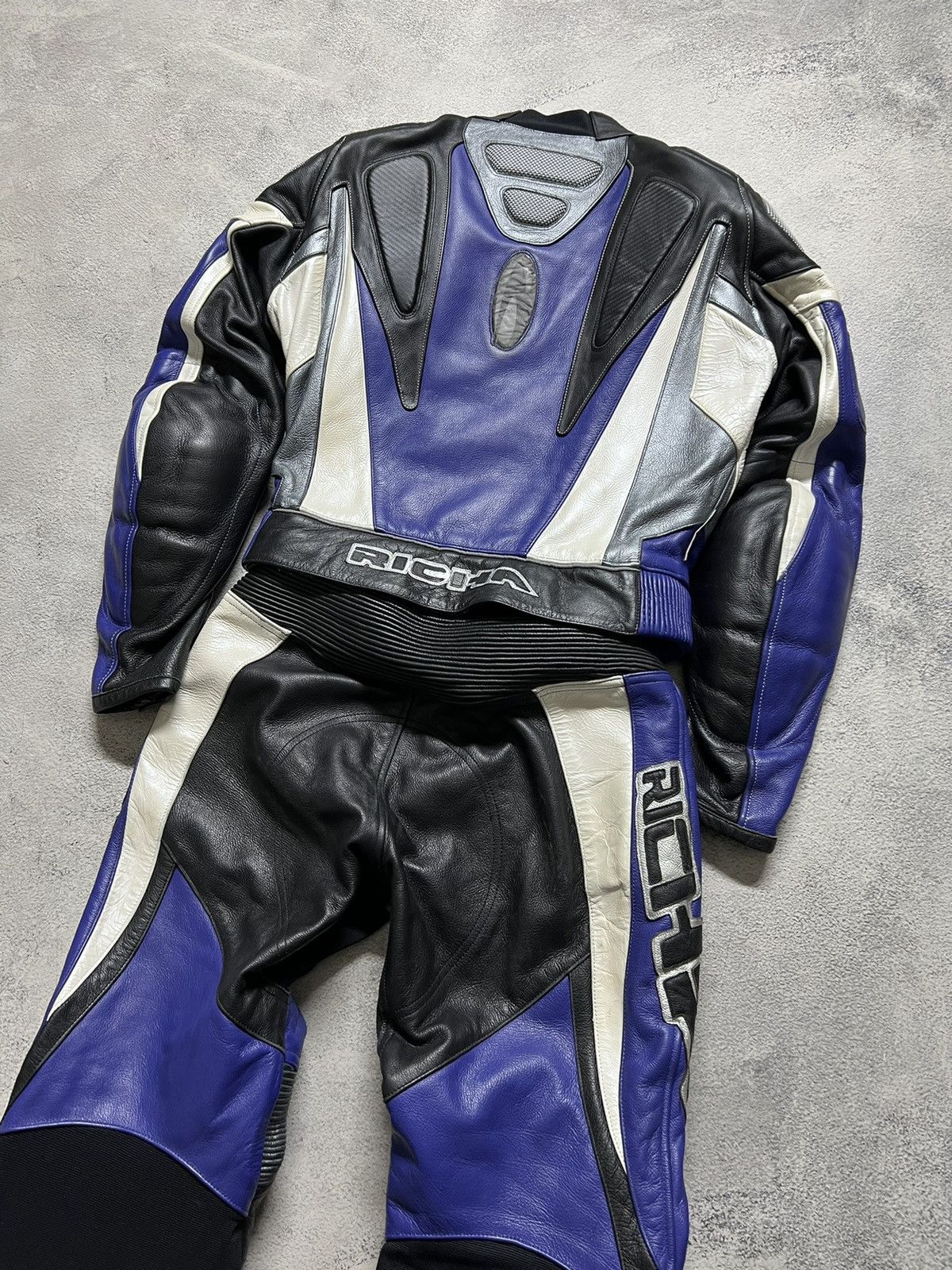 Other Vintage Richa Moto Leather Suit Jacket+Pants Racing Bike 90s Size US M / EU 48-50 / 2 - 6 Thumbnail