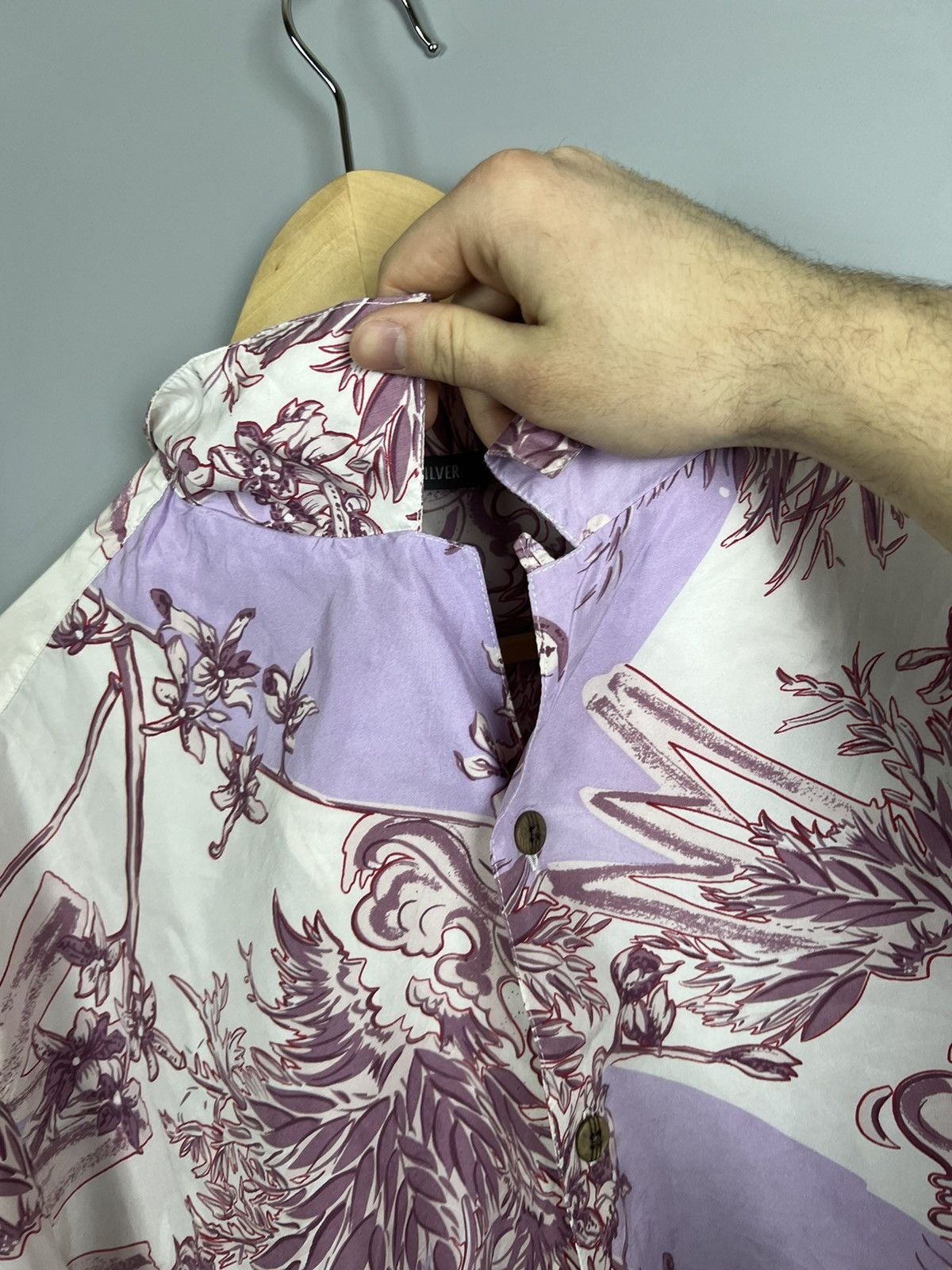 Quiksilver Quicksilver Hawaiian silk shirt button up floral print Rare Size US L / EU 52-54 / 3 - 12 Thumbnail