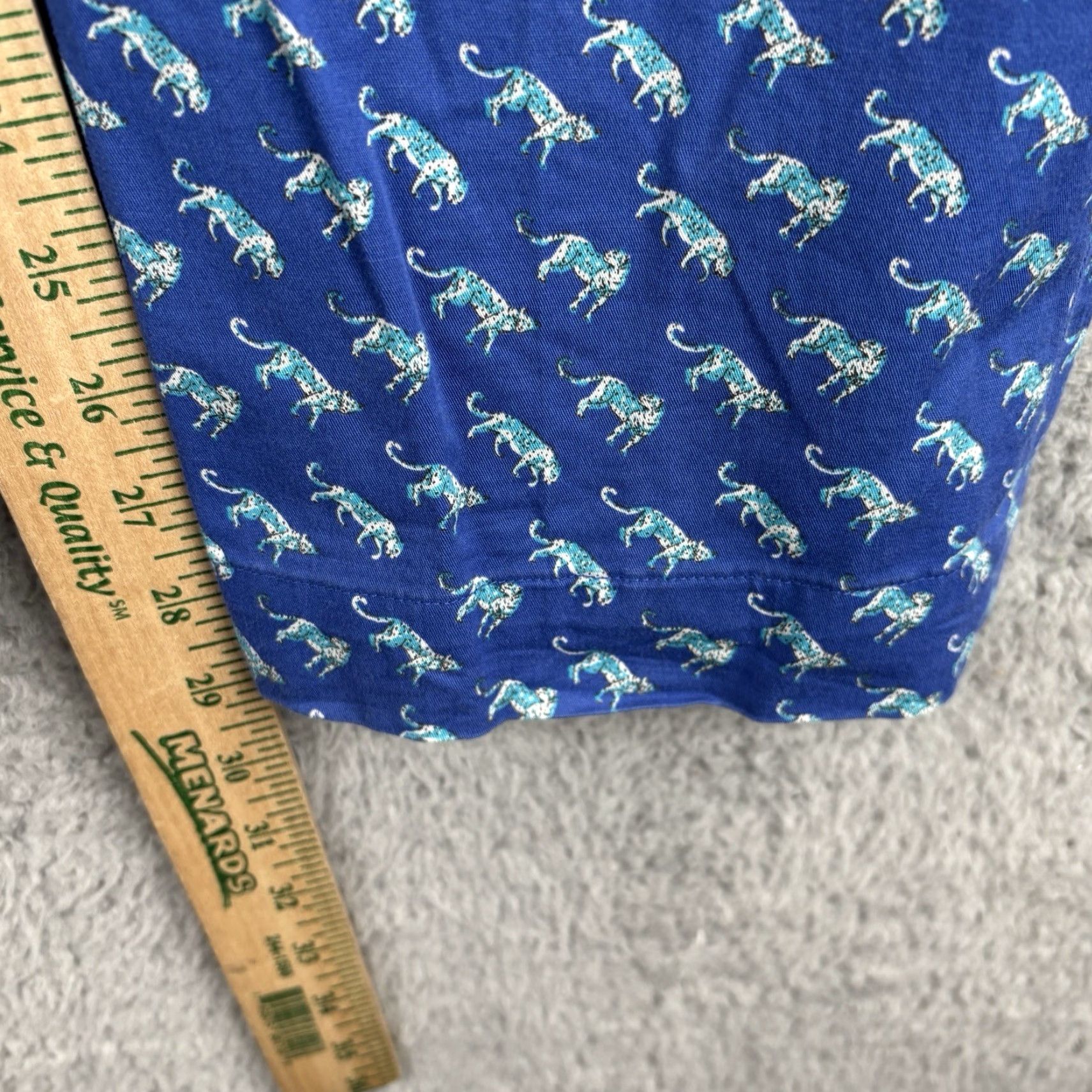 Polo Ralph Lauren Polo Ralph Lauren Pants Mens 36x30 Blue Leopard All Over Print Chino Flat Front Cotton Blend Regular Dickies? Size US M / EU 48-50 / 2 - 6 Thumbnail