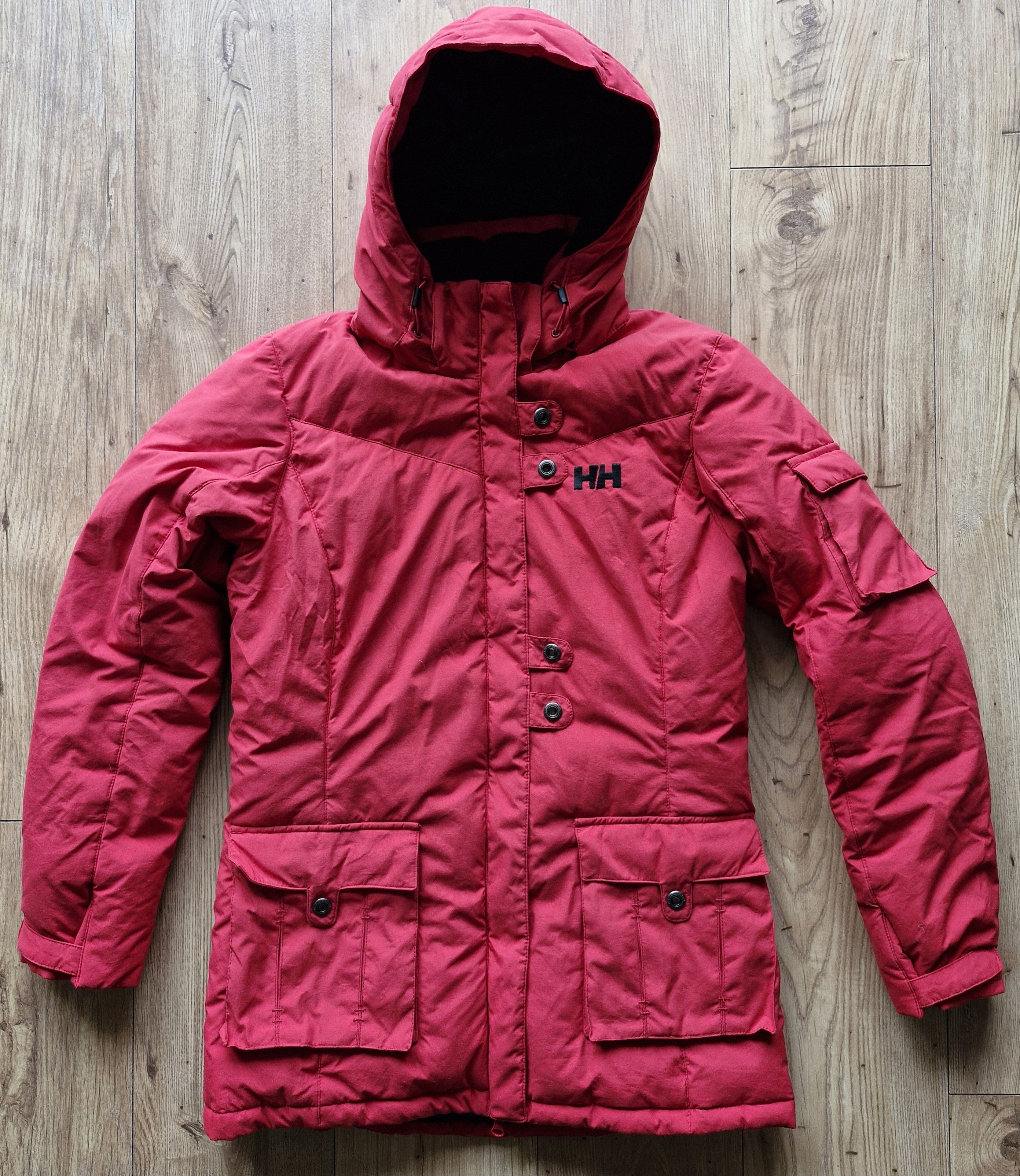 Helly Hansen Winter Down Jacket women red insulated