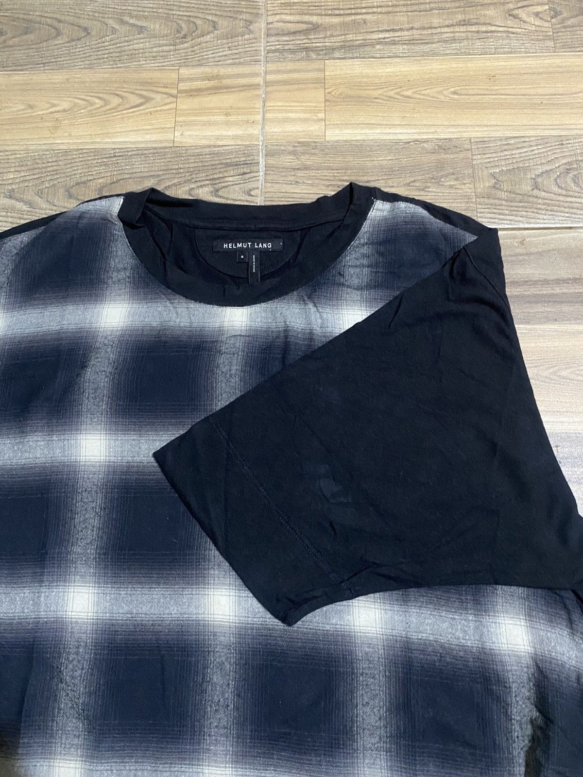 Helmut Lang HELMUT LANG DRAWCORD SHORT TSHIRT Size US S / EU 44-46 / 1 - 9 Thumbnail