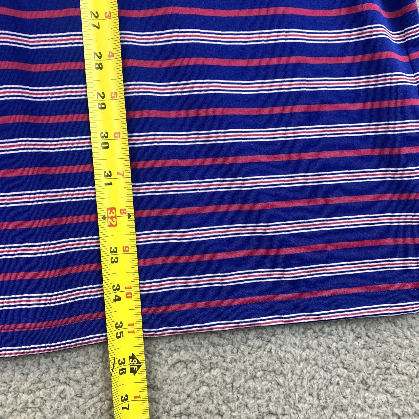 Beverly Hills Polo Club Beverly Hills Polo Club Polo Shirt Mens 4XL Blue Stripe Short Sleeve Golf Shirt Size US XXL / EU 58 / 5 - 5 Thumbnail