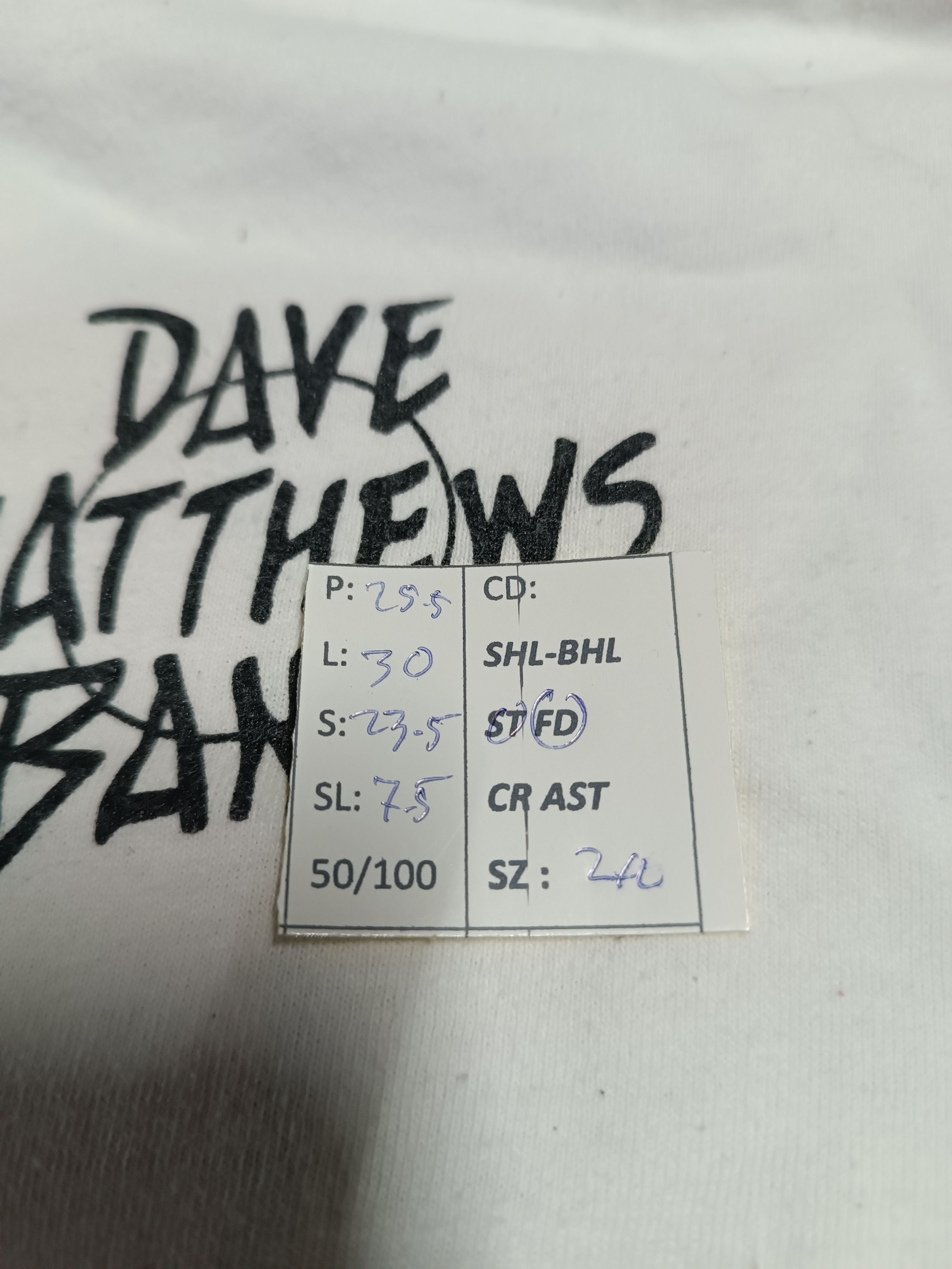 Band Tees VINTAGE Y2K DAVE MATTHEWS BAND TEE springsteen bon jovi Size US XXL / EU 58 / 5 - 17 Thumbnail