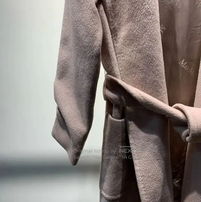 Max Mara MaxMara Light Pink Wool Women's Coat . Size XXS / US 00 / IT 34 - 7 Thumbnail