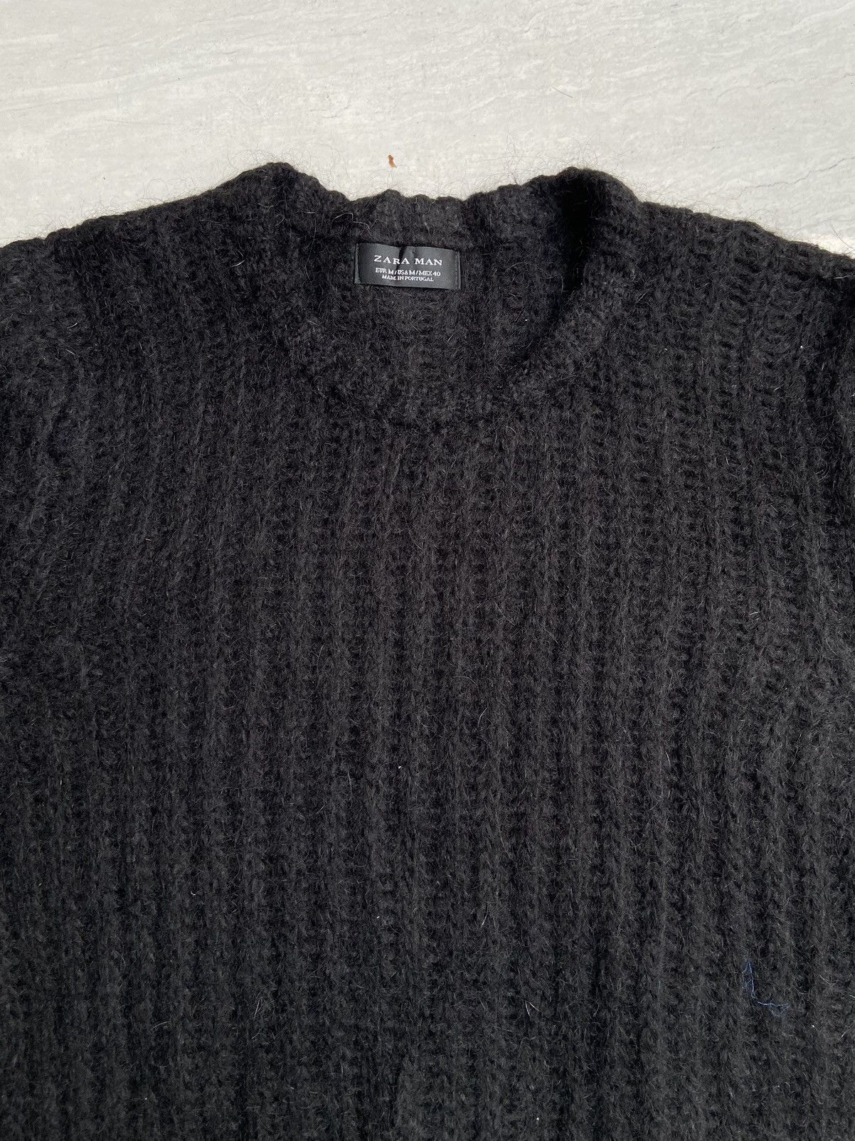 Zara ZARA MAN Black Knit Sweater Size US S / EU 44-46 / 1 - 9 Thumbnail