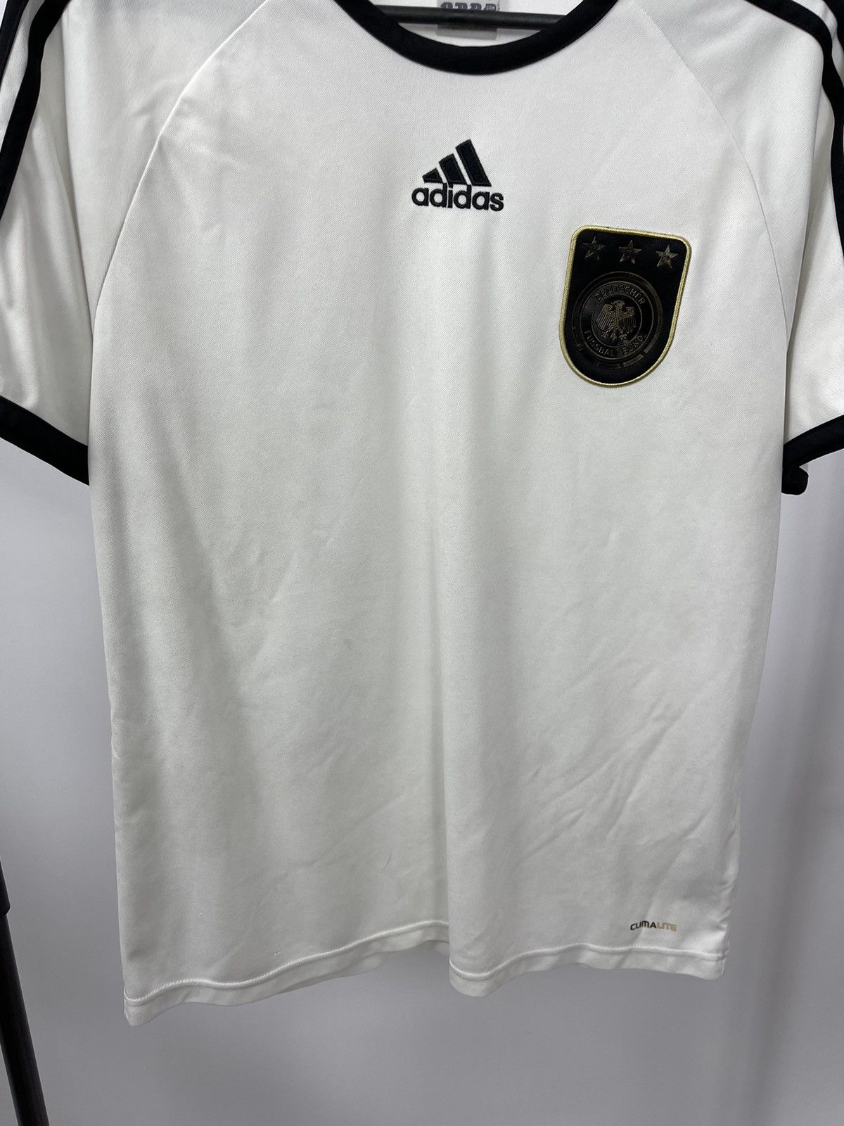 Adidas Germany Team Training Jersey Football Shirt White Adida SZ M Size US M / EU 48-50 / 2 - 3 Thumbnail