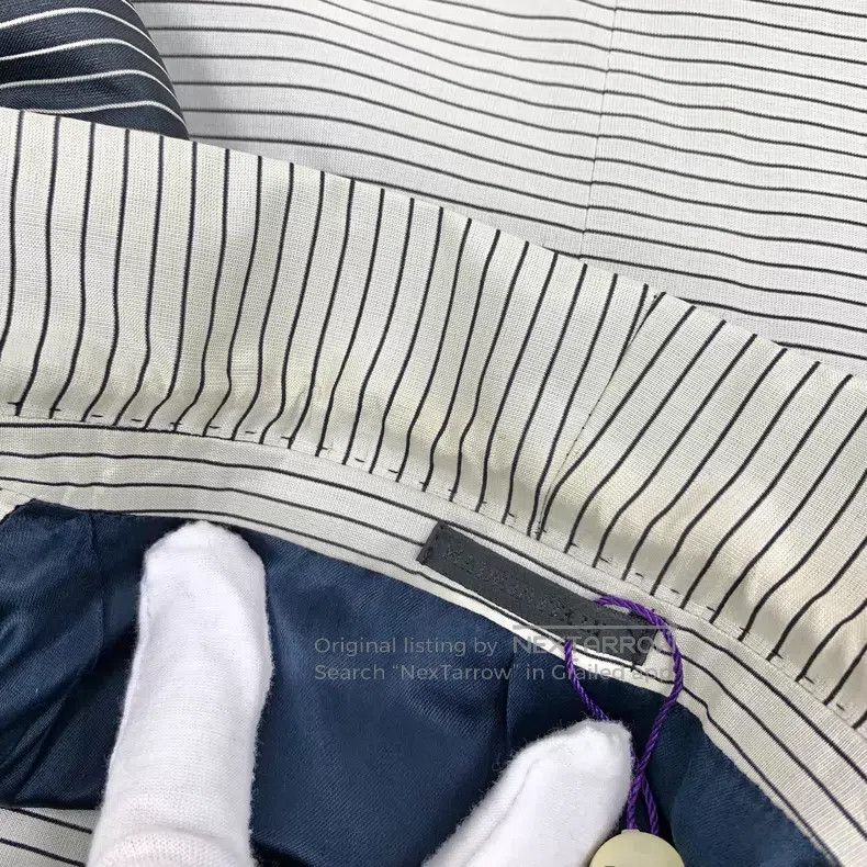 Alexander McQueen Alexander Mcqueen Colour-blocked striped mulberry silk lap Size US S / EU 44-46 / 1 - 9 Thumbnail