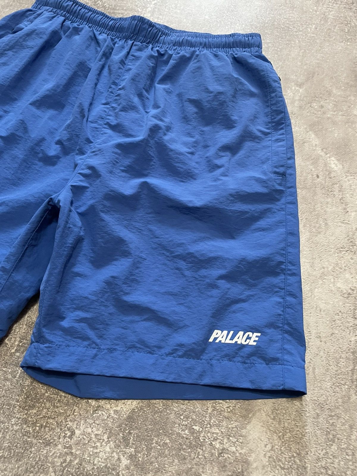 Hypebeast × Palace Palace Shell Shorts Blue Mens Size S SS19 Size US 30 / EU 46 - 3 Thumbnail